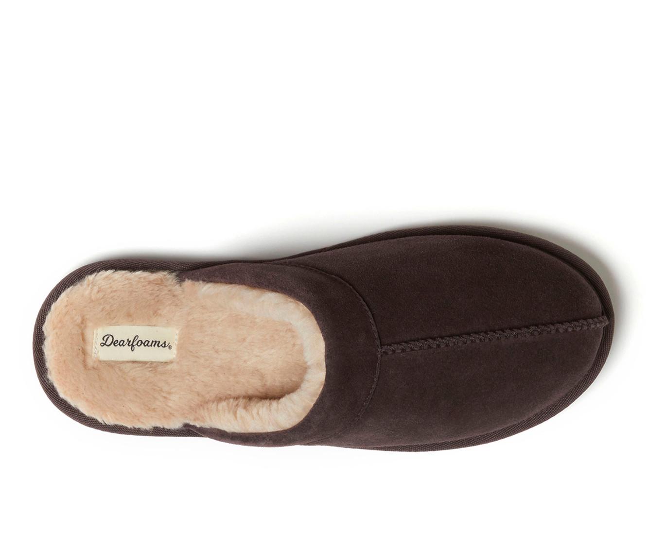 Dearfoams Kirk Suede Scuff Slippers - thumbnail 4