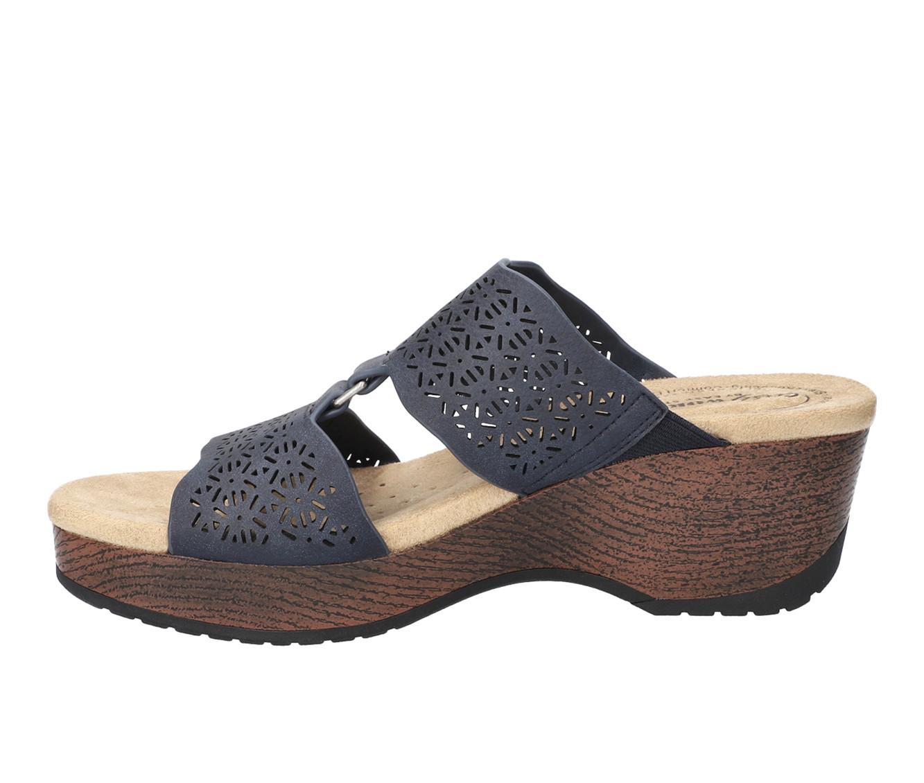 Women's Easy Works by Easy Street Rin Wedge Sandals