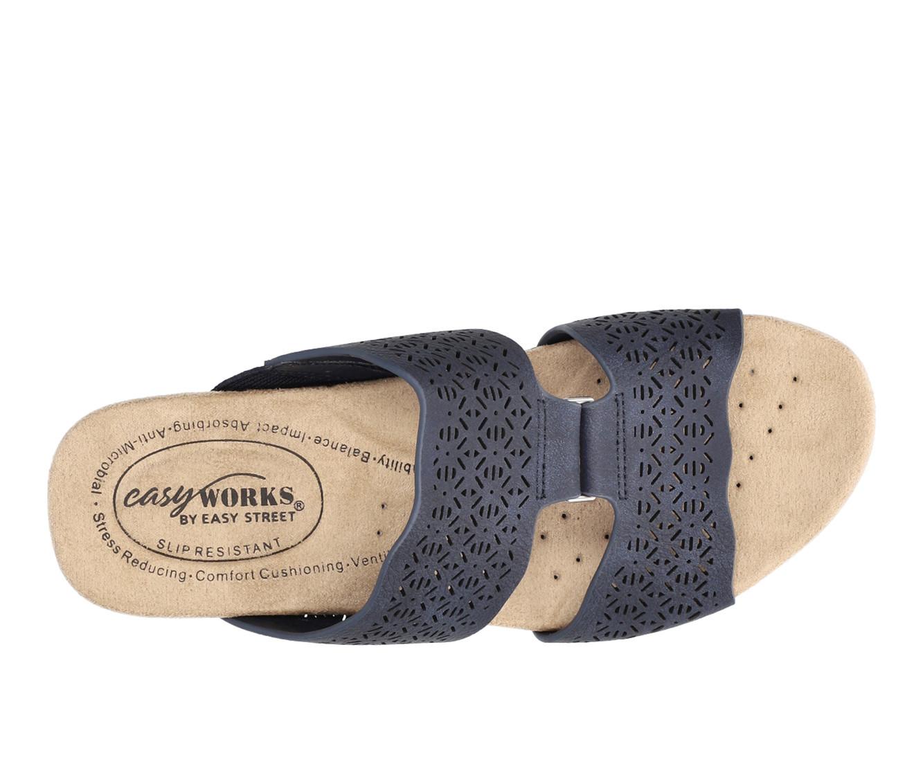 Women's Easy Works by Easy Street Rin Wedge Sandals