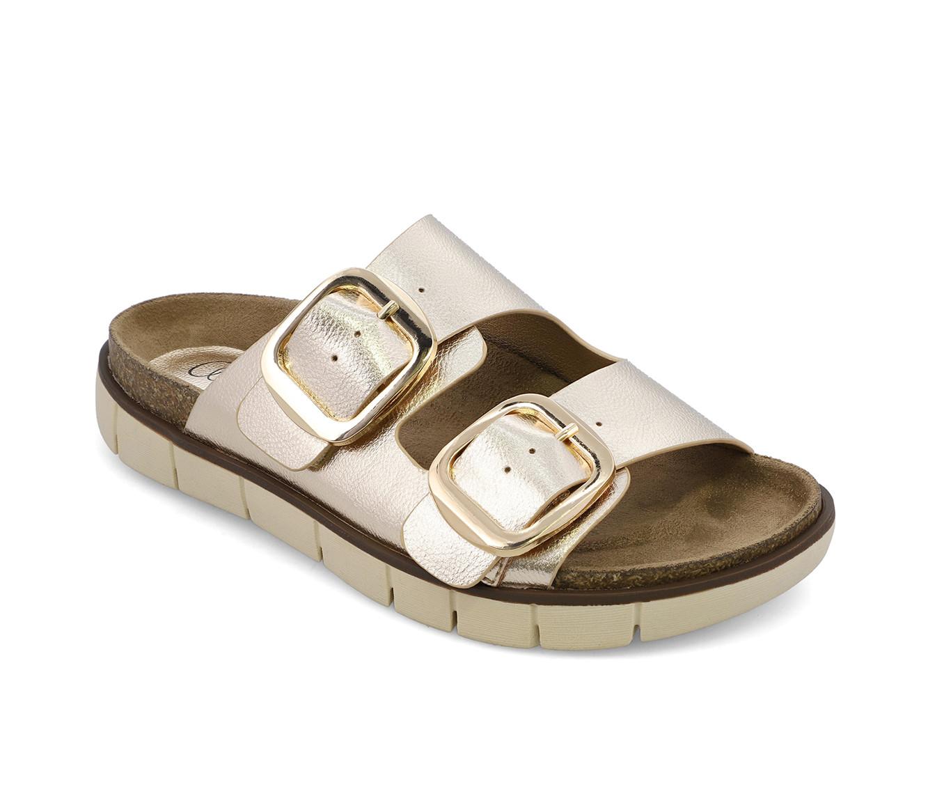 Women's Mia Amore Mylaa Platform Footbed Sandals