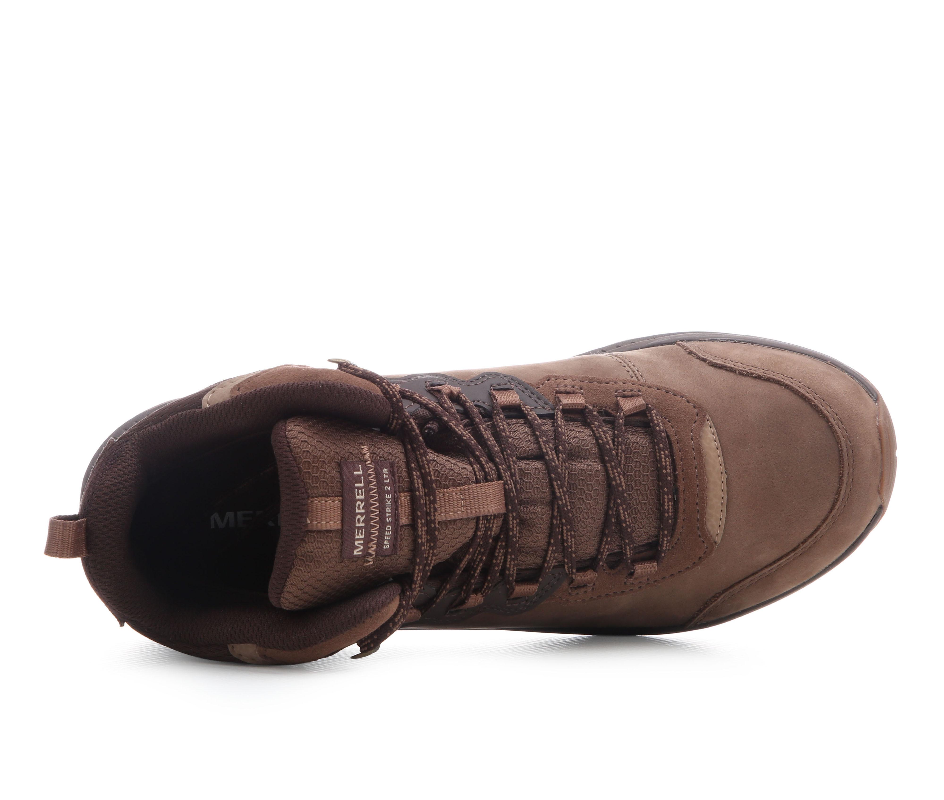 Men's Merrell Speed Strike Leather Mid Waterproof Hiking Boots