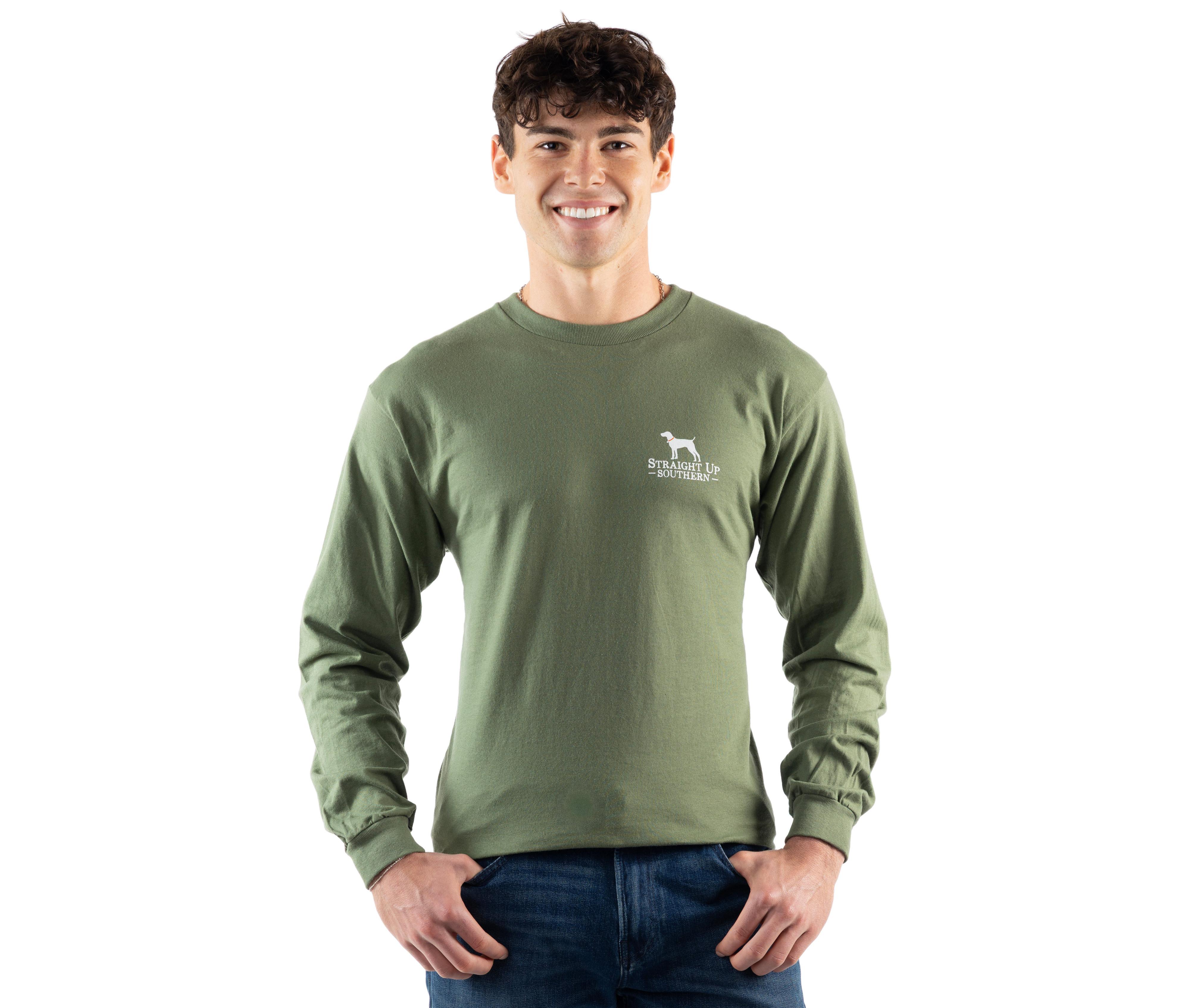 STRAIGHT UP SOUTHERN Duck Call Lab Long Sleeve Tee