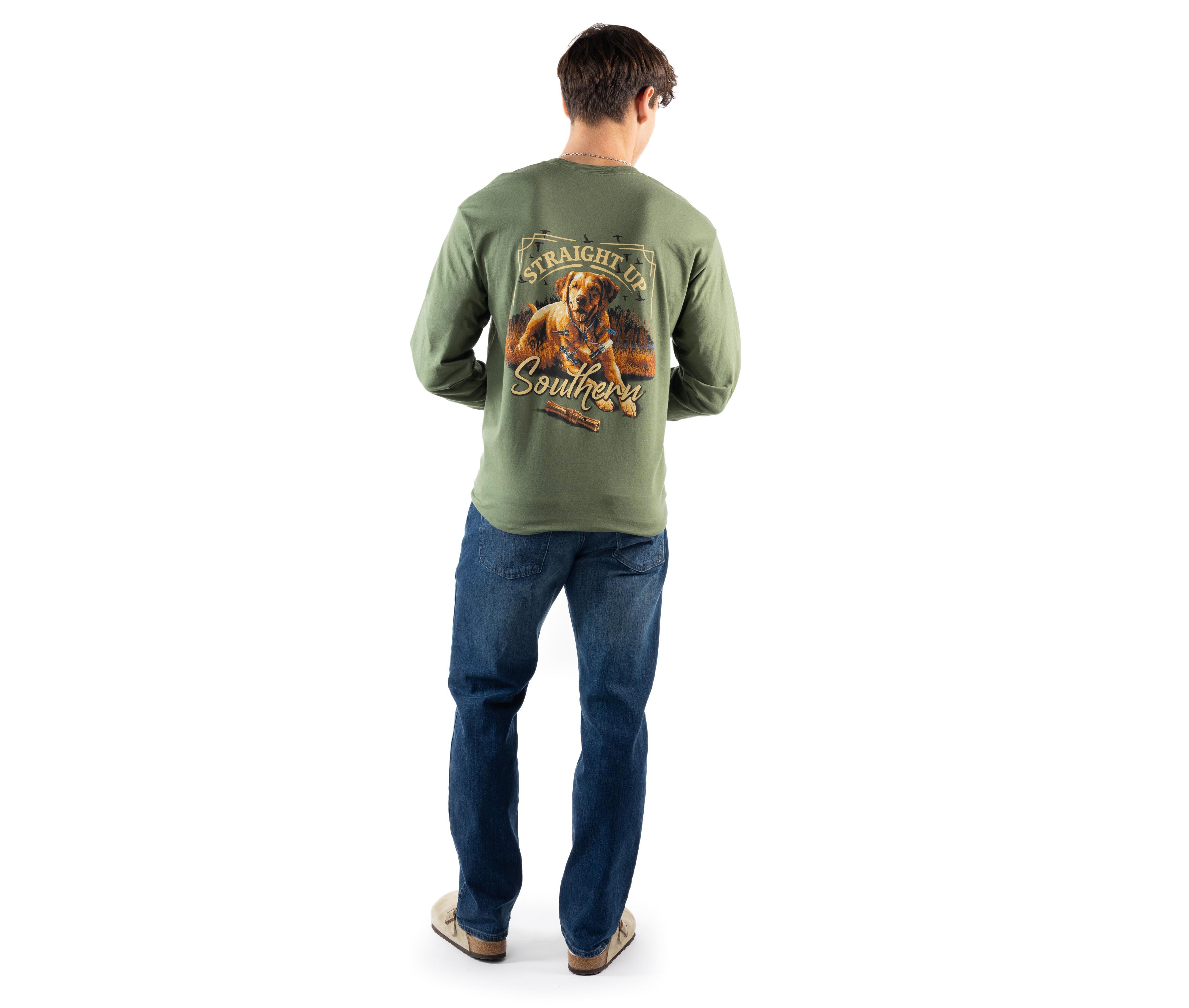 STRAIGHT UP SOUTHERN Duck Call Lab Long Sleeve Tee
