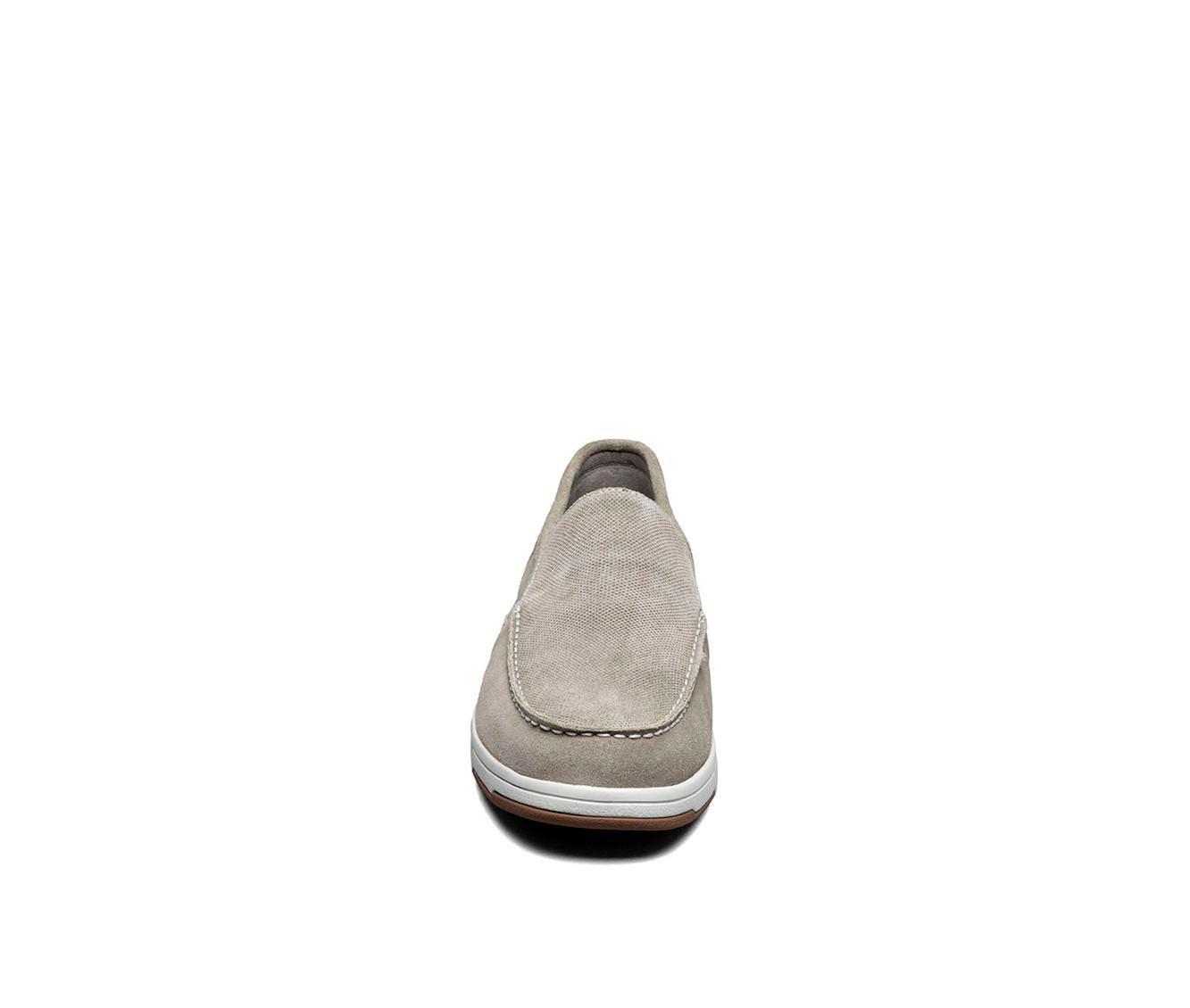 Men's Nunn Bush Luca Suede Moc Toe Venetian Slip On Loafers
