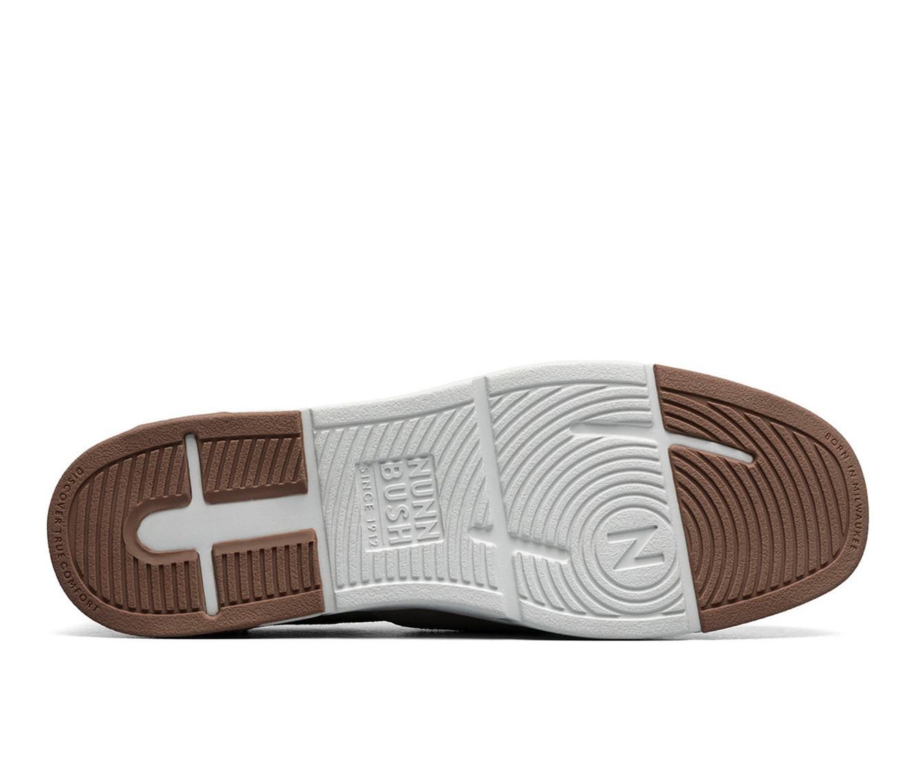 Men's Nunn Bush Luca Suede Moc Toe Venetian Slip On Loafers