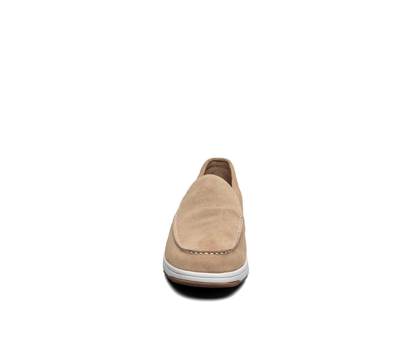 Men's Nunn Bush Luca Suede Moc Toe Venetian Slip On Loafers