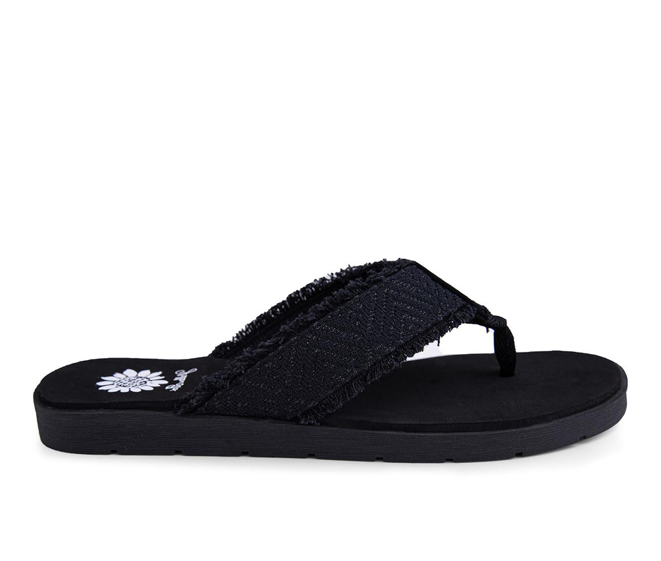 Women's Yellow Box Faddy Flip-Flops