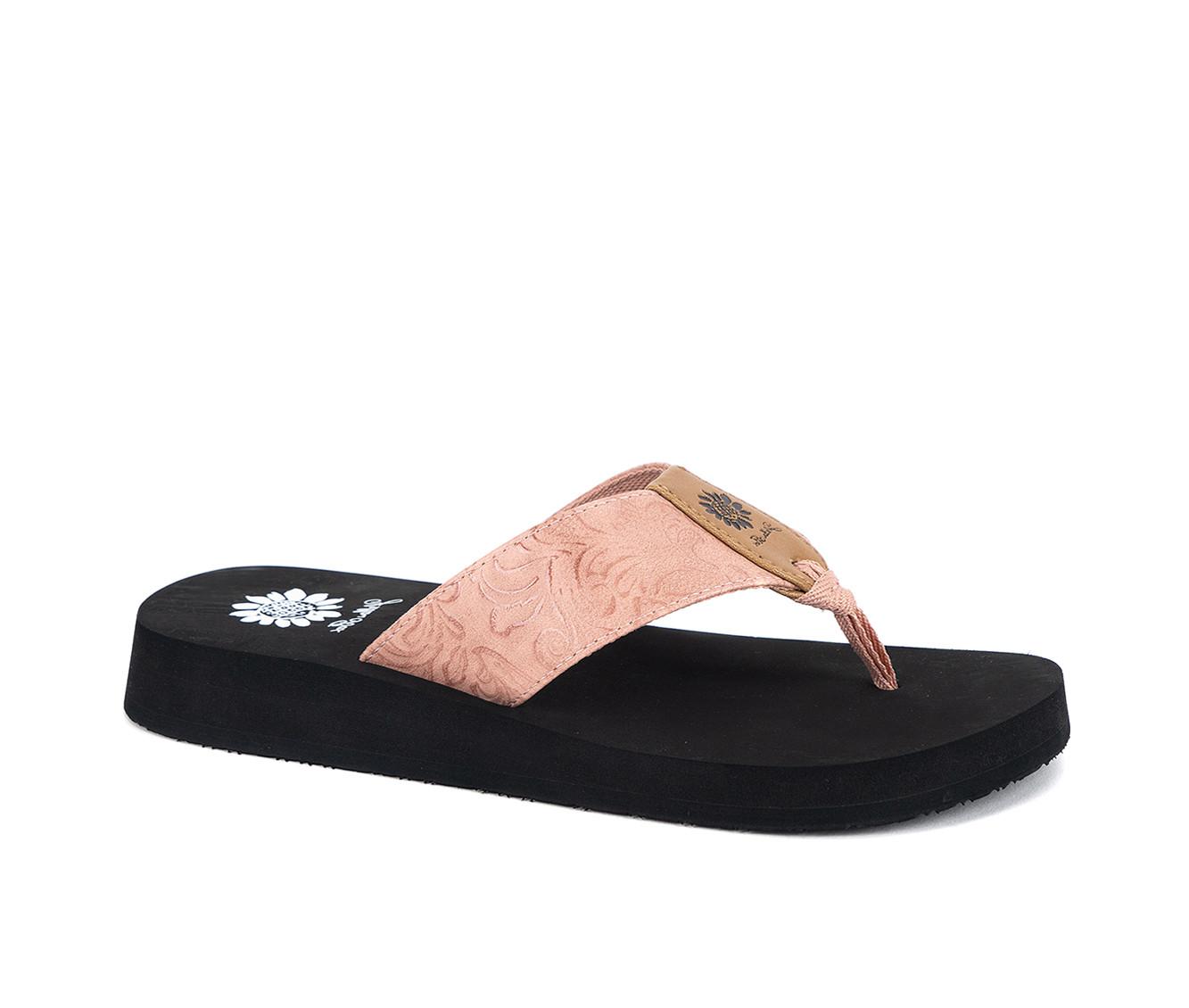 Women's Yellow Box Farza Flip-Flops
