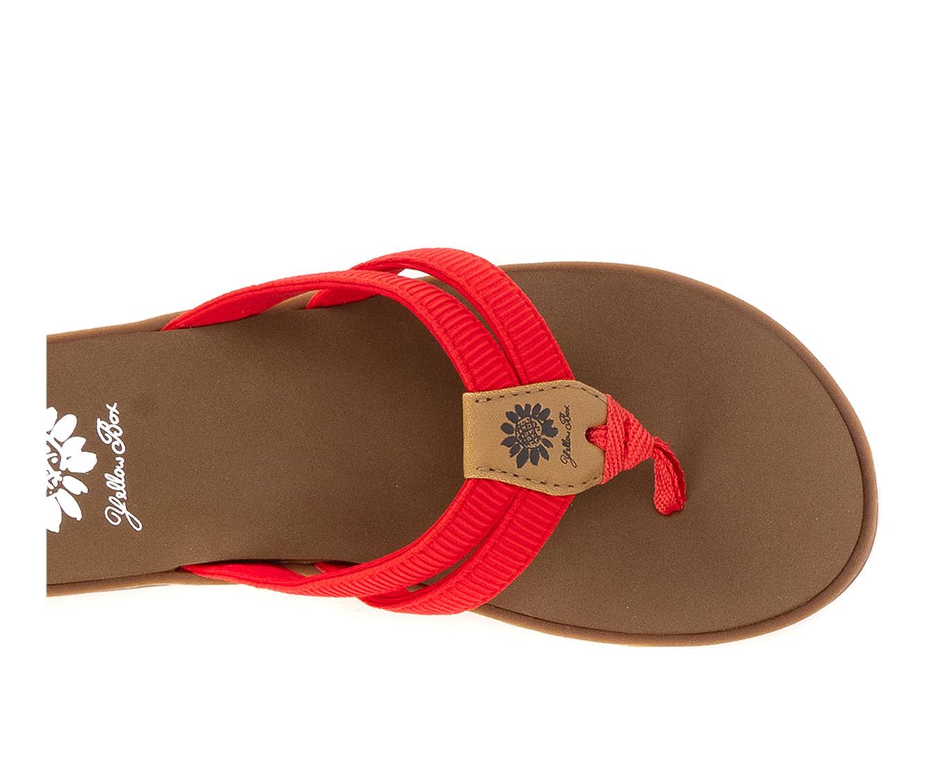 Women's Yellow Box Femmie Flip-Flops