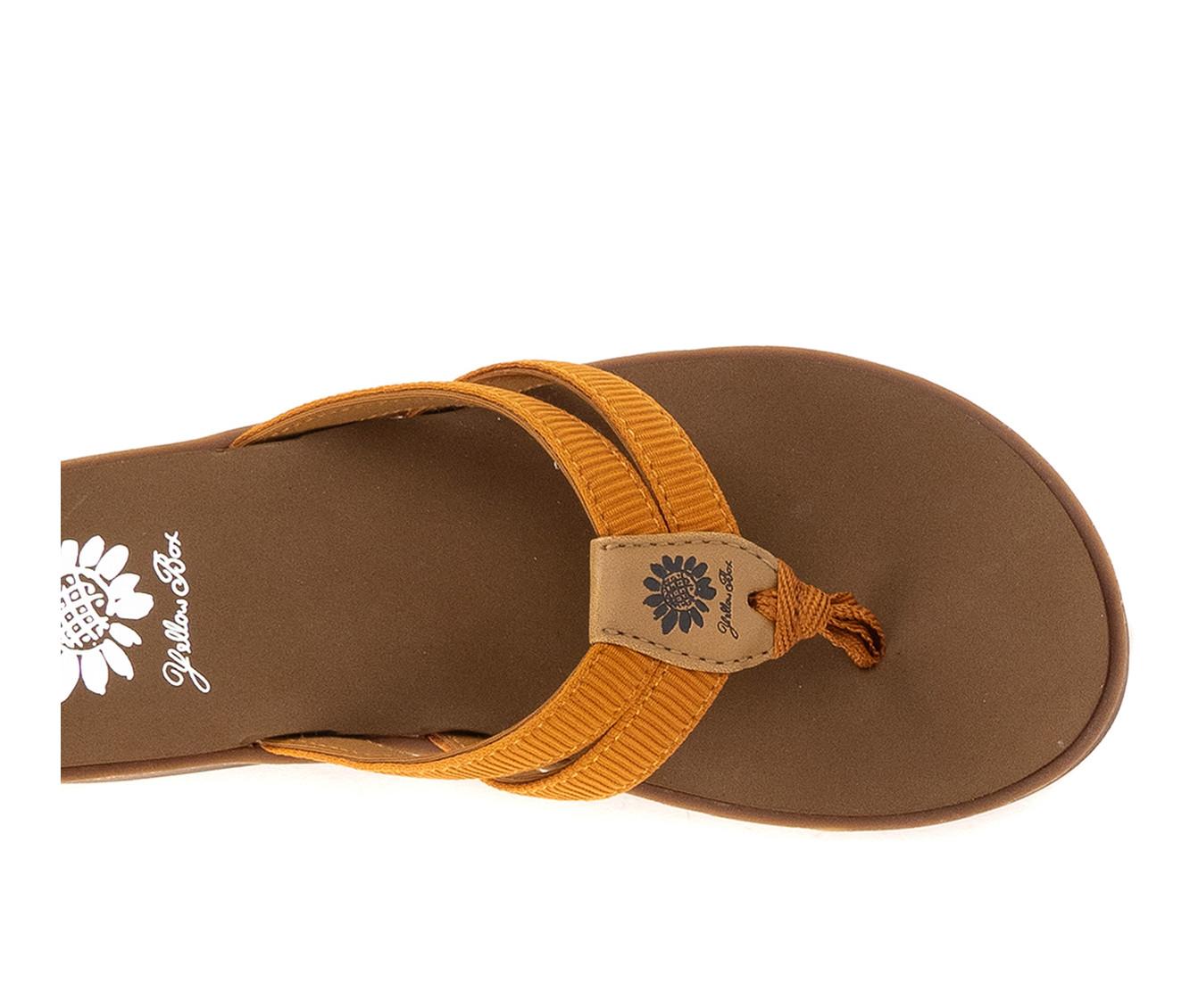 Women's Yellow Box Femmie Flip-Flops
