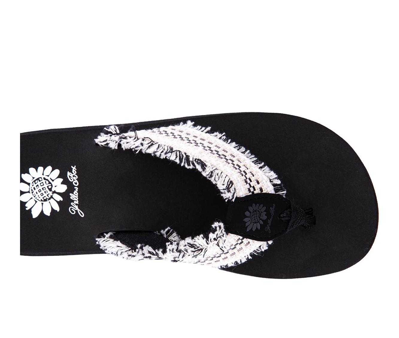Women's Yellow Box Feriz Flip-Flops
