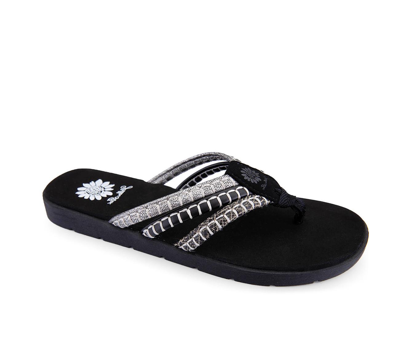 Women's Yellow Box Fitzen Flip-Flops