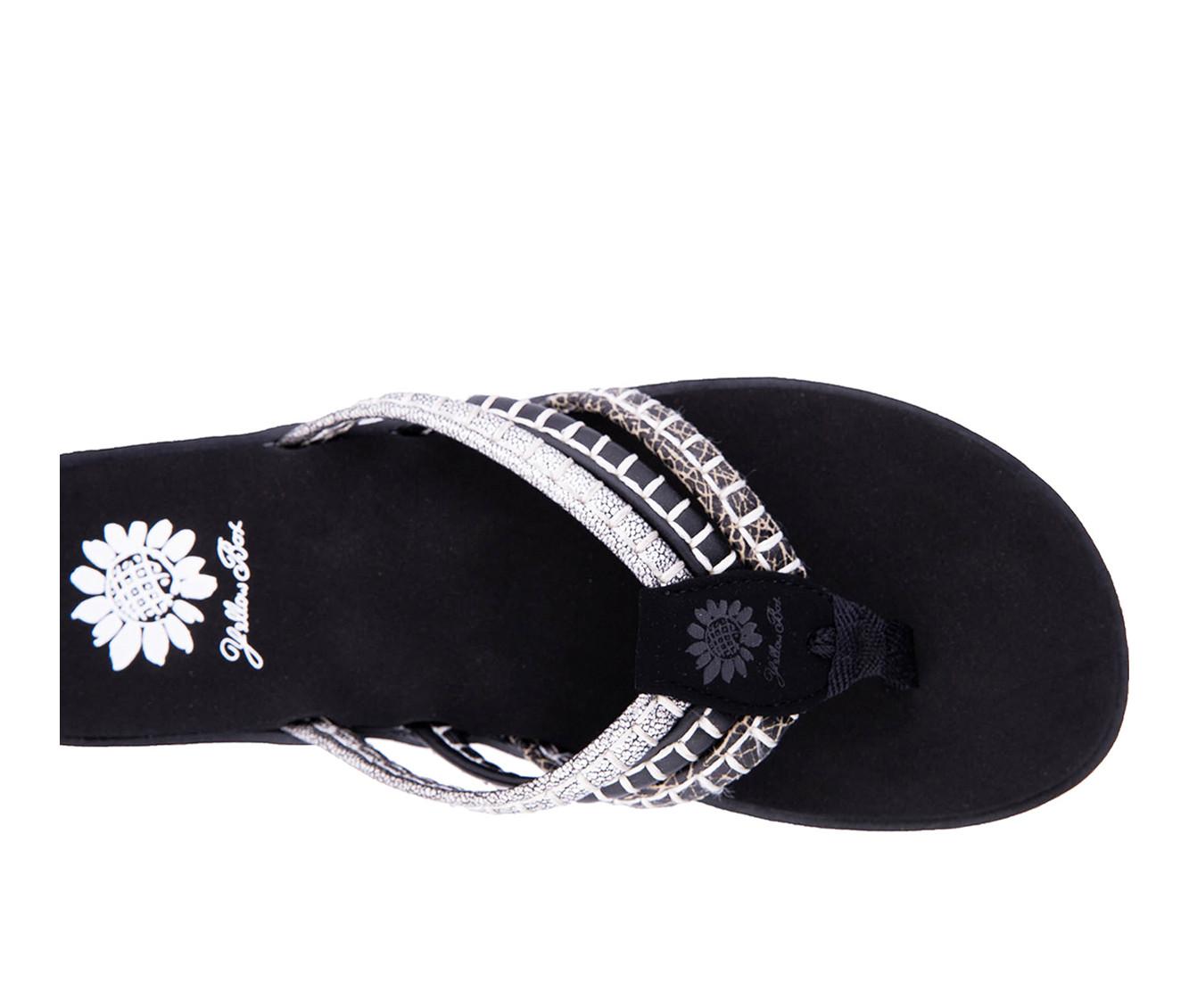 Women's Yellow Box Fitzen Flip-Flops