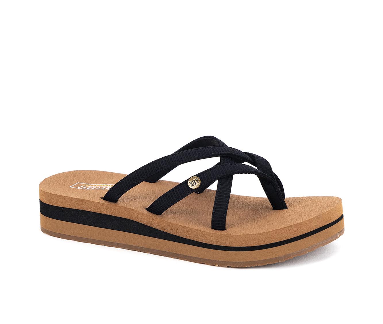 Women's Yellow Box Misaki Flip-Flops