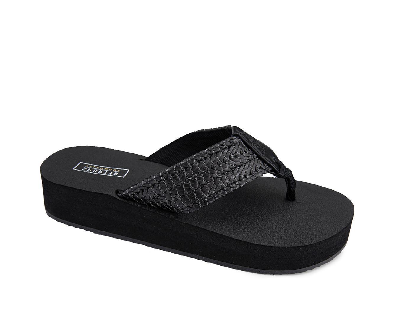Women's Yellow Box Misha Flip-Flops