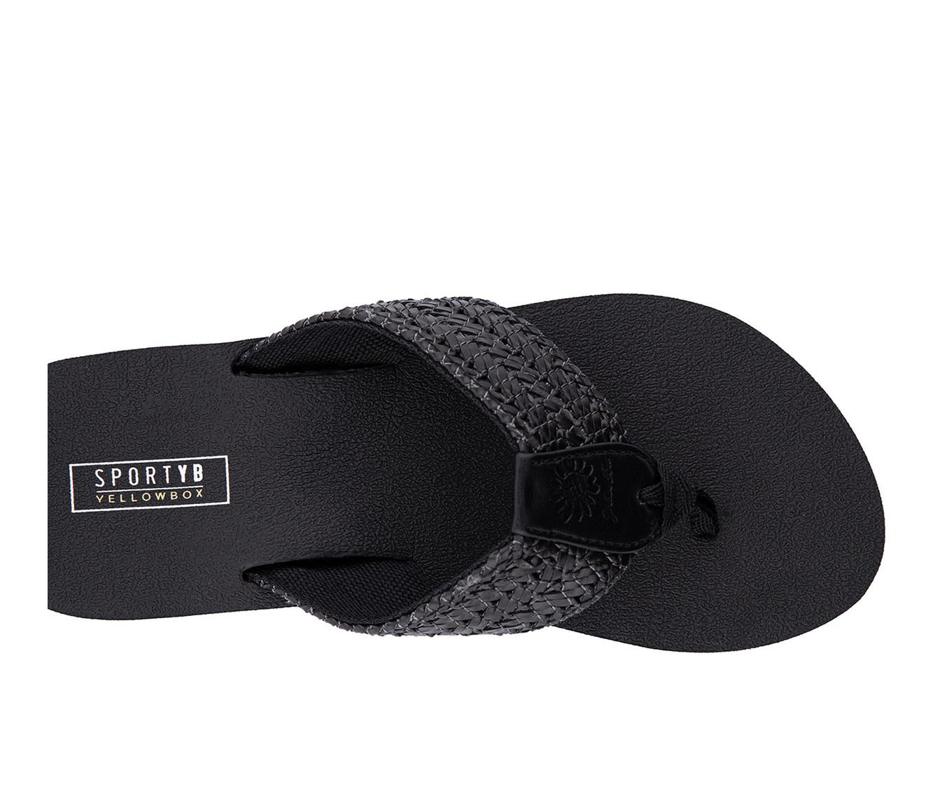 Women's Yellow Box Misha Flip-Flops