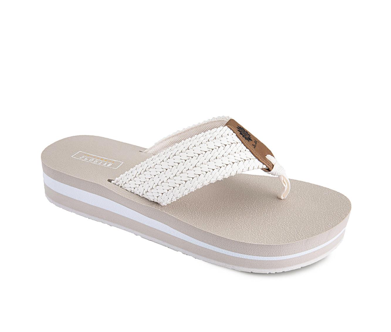 Women's Yellow Box Misha Flip-Flops