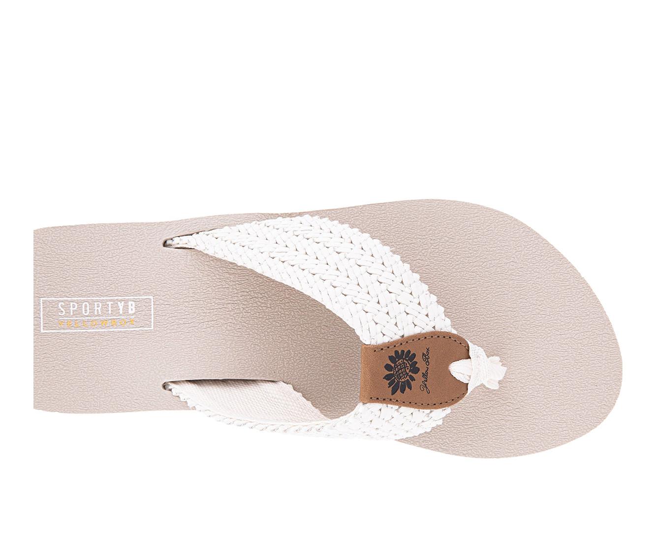 Women's Yellow Box Misha Flip-Flops