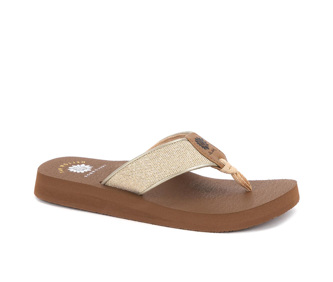 Women's Yellow Box Nemby Flip-Flops