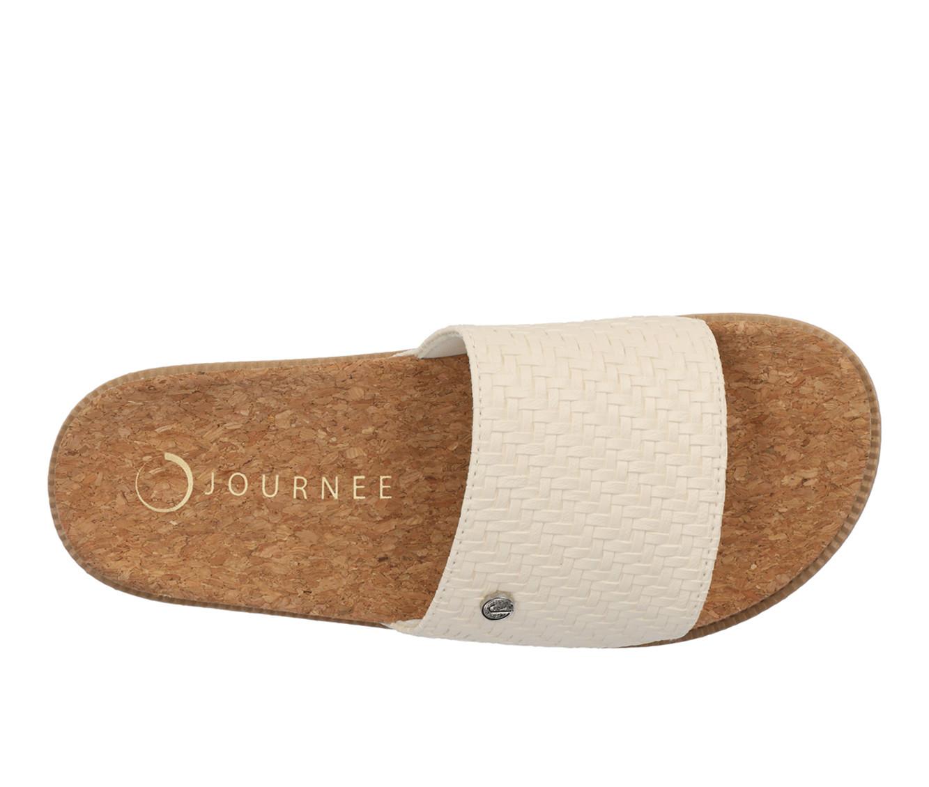 Women's Journee Collection Sheena Platform Footbed Sandals