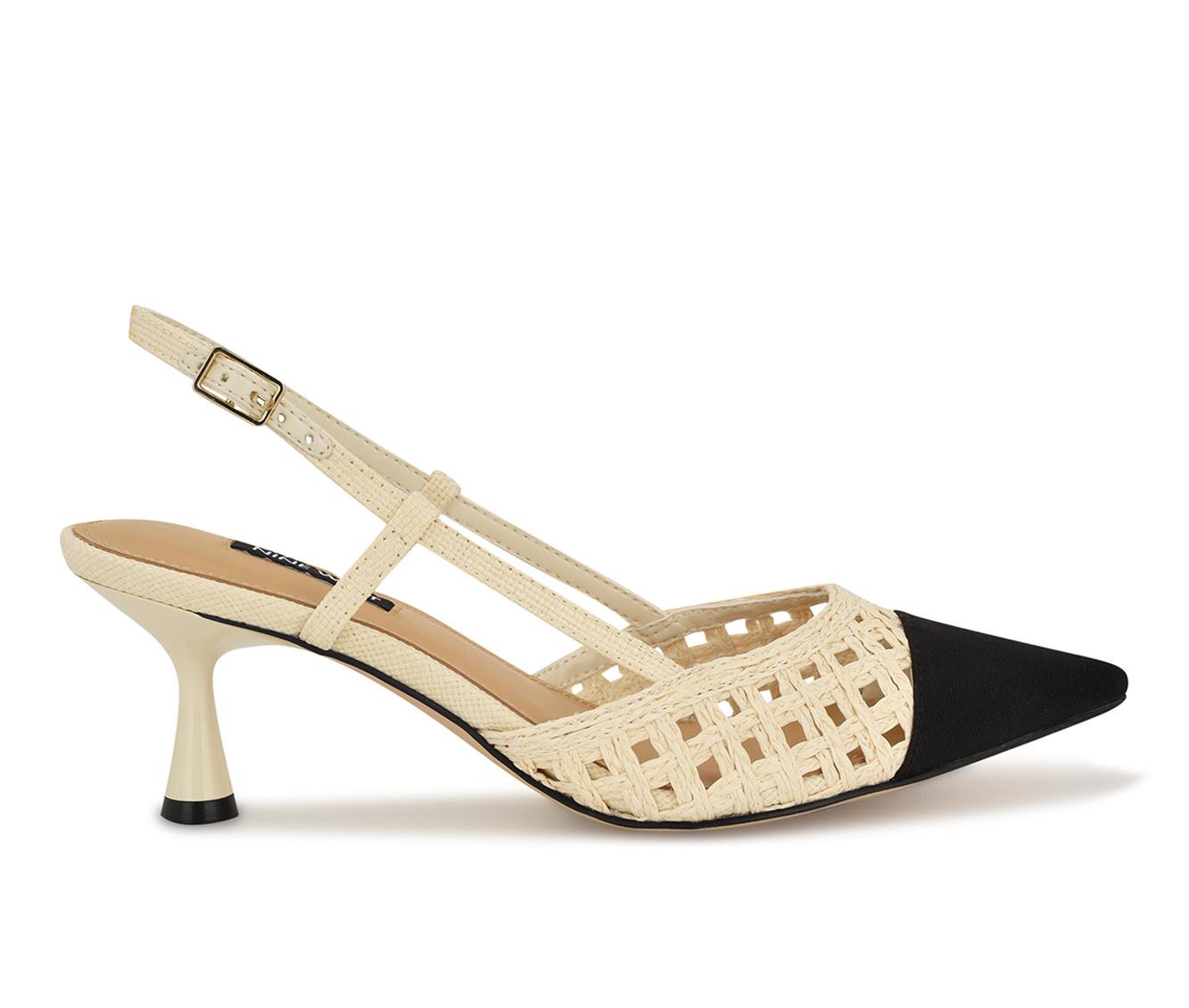 Nine West Women's Erenn Pump - Pointed Toe Stiletto Heel With Adjustable Ankle Strap