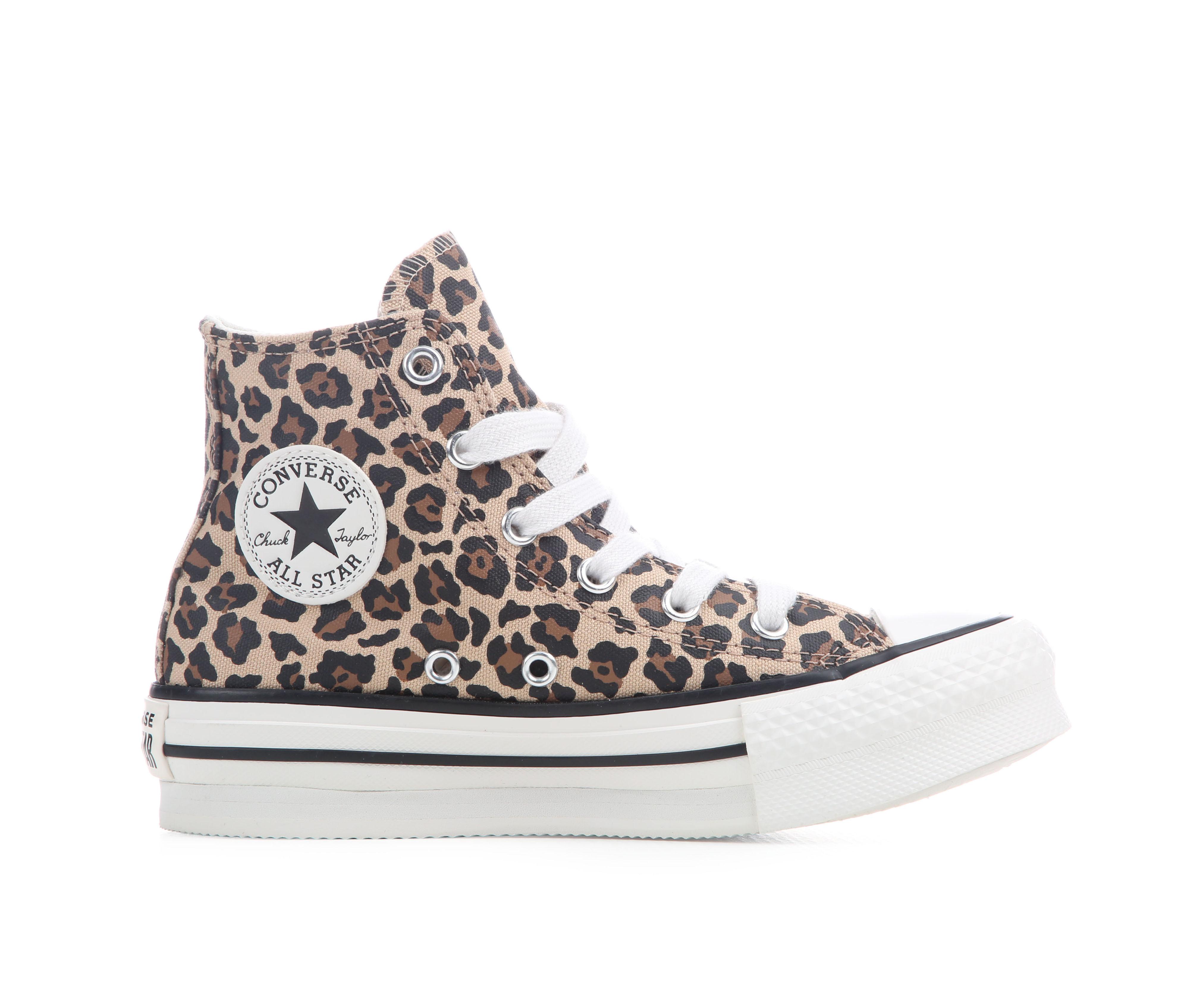 Kids' Converse Little Kid Chuck Taylor Lift Cheetah Sneakers