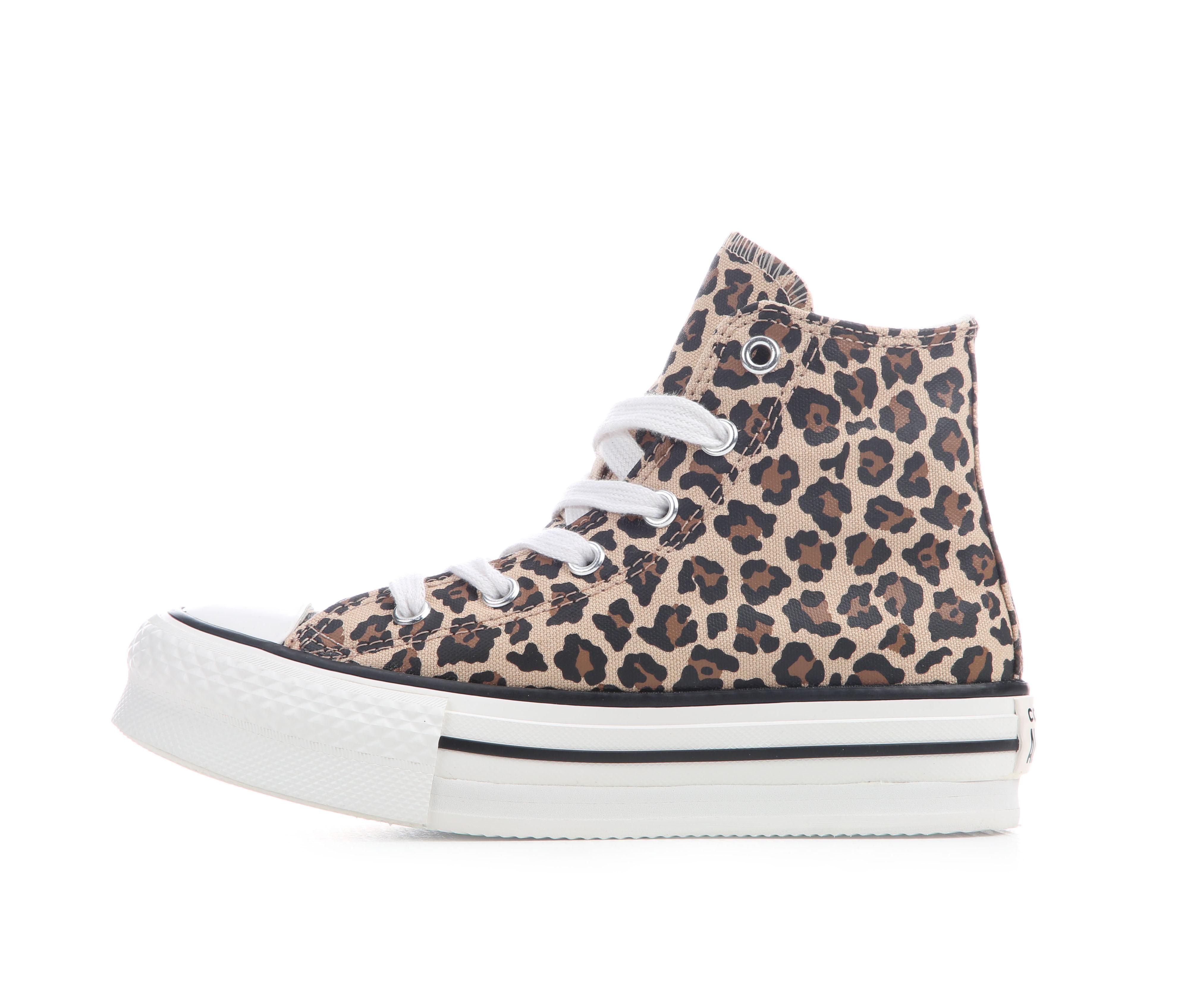 Kids' Converse Little Kid Chuck Taylor Lift Cheetah Sneakers