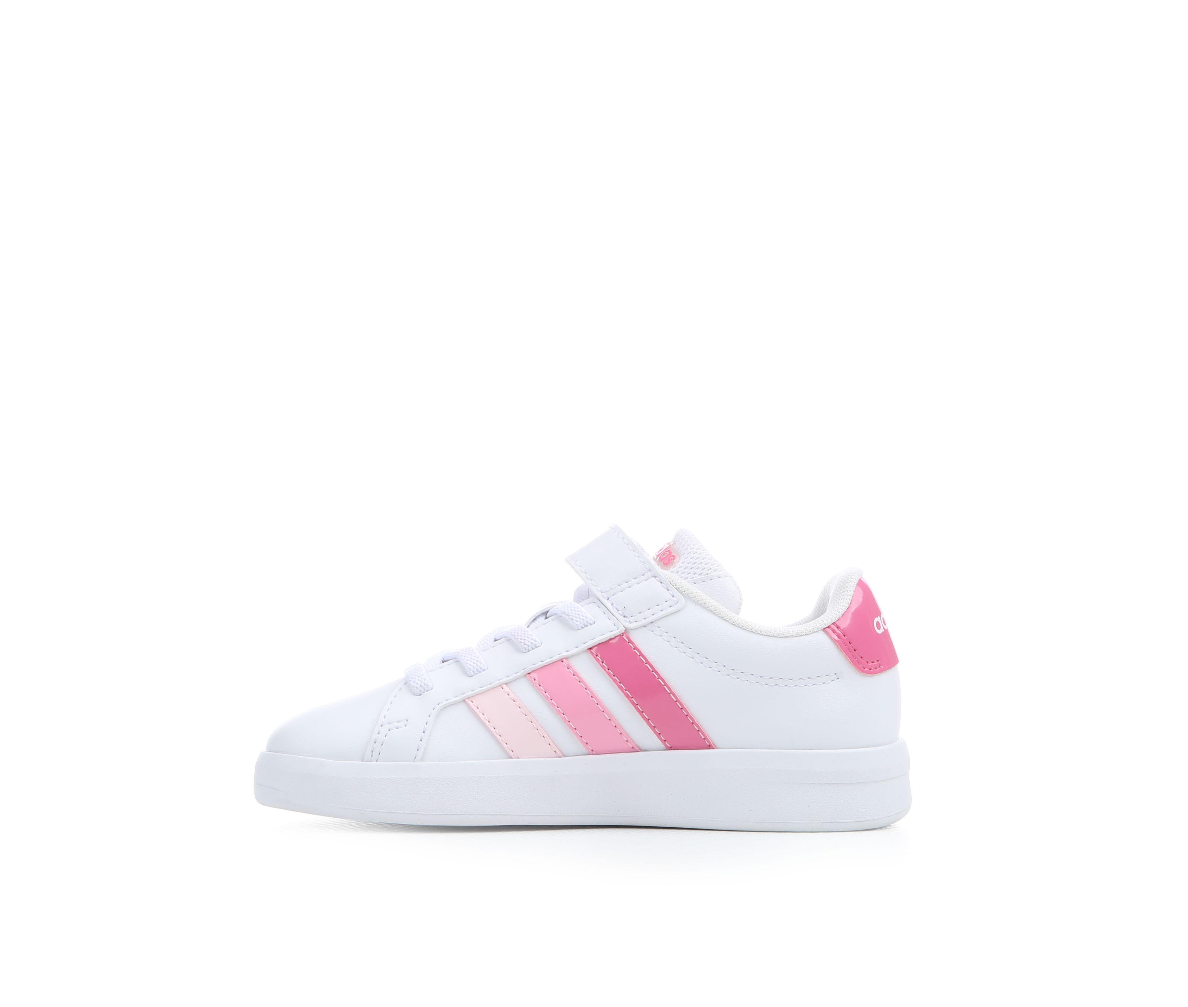 Girls' Adidas Little Kid Grand Court 3.0 El C Sneakers