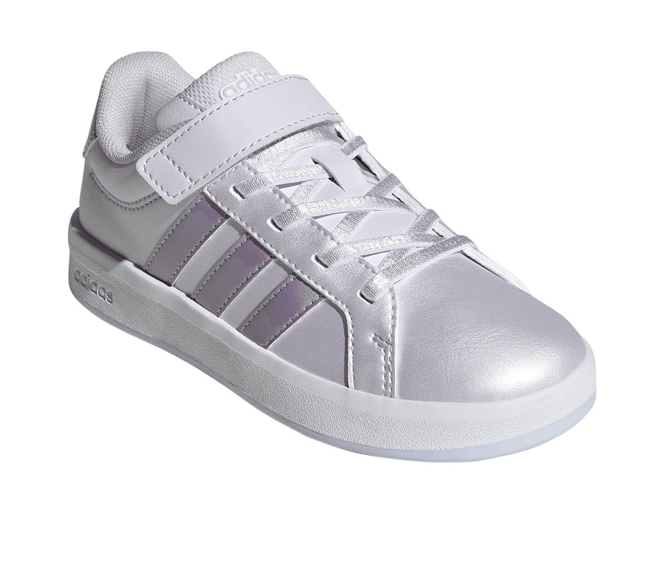 Girls' Adidas Little Kid Grand Court 3.0 El C Sneakers
