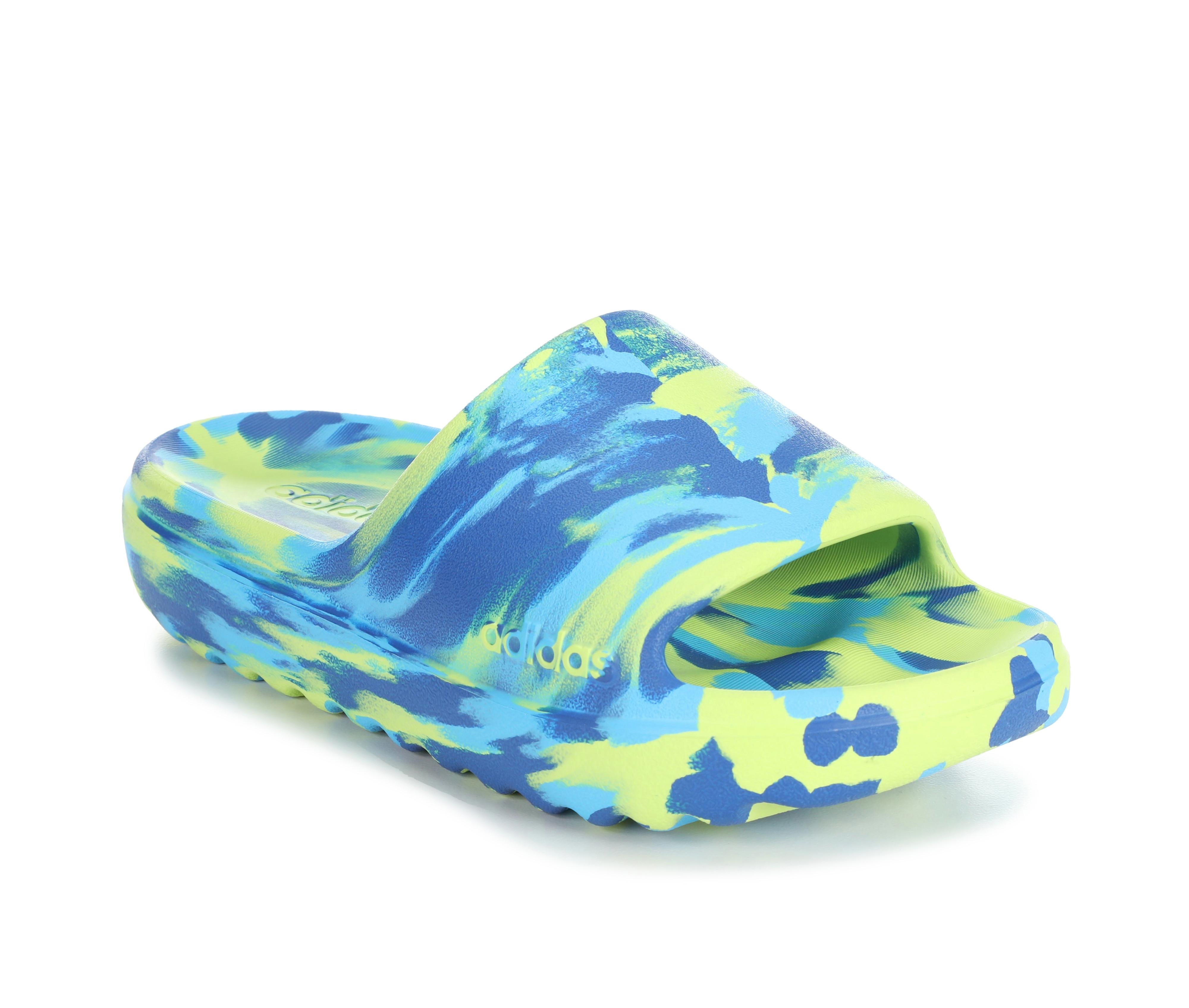 Kids' Adidas Litte Kid & Big Lumia Marble Slides