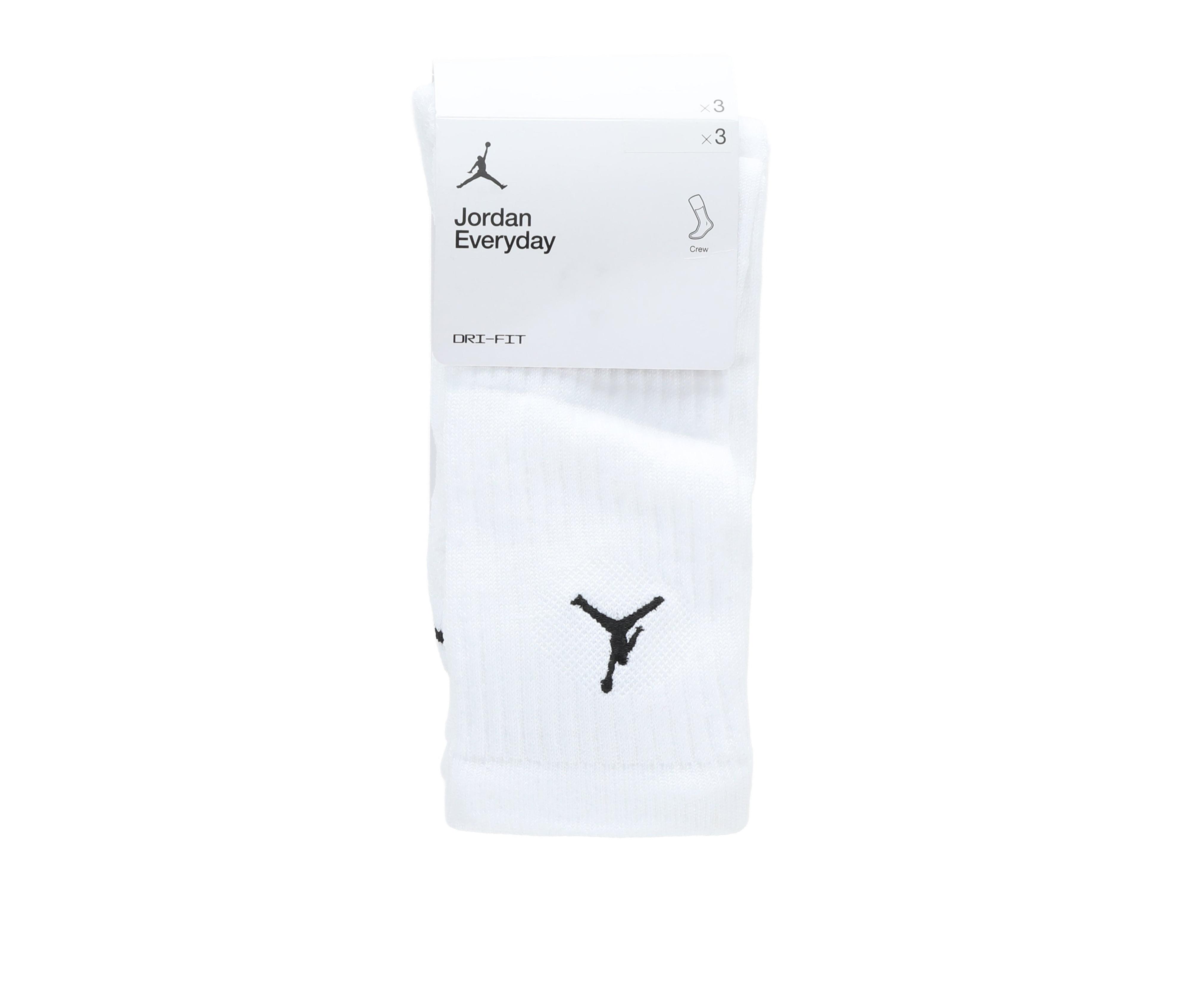 Jordan Adults 3 Pair Everyday Cushioned Jumpman Crew Socks - thumbnail 5