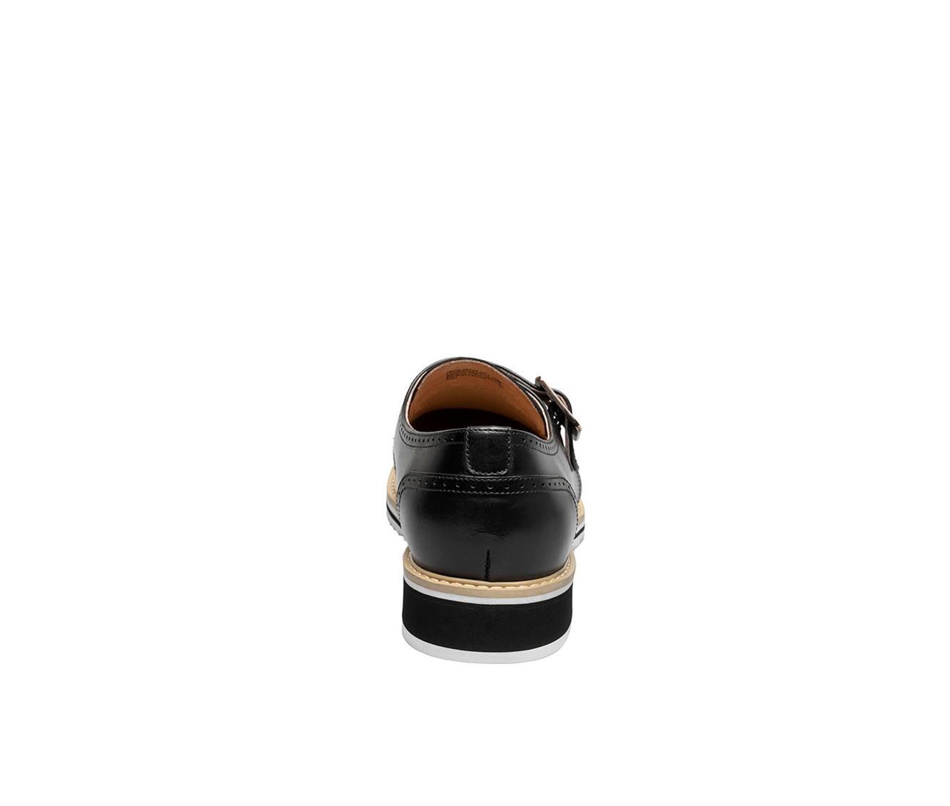 Men's Stacy Adams Bartram Plain Toe Monk Strap Dress Shoes