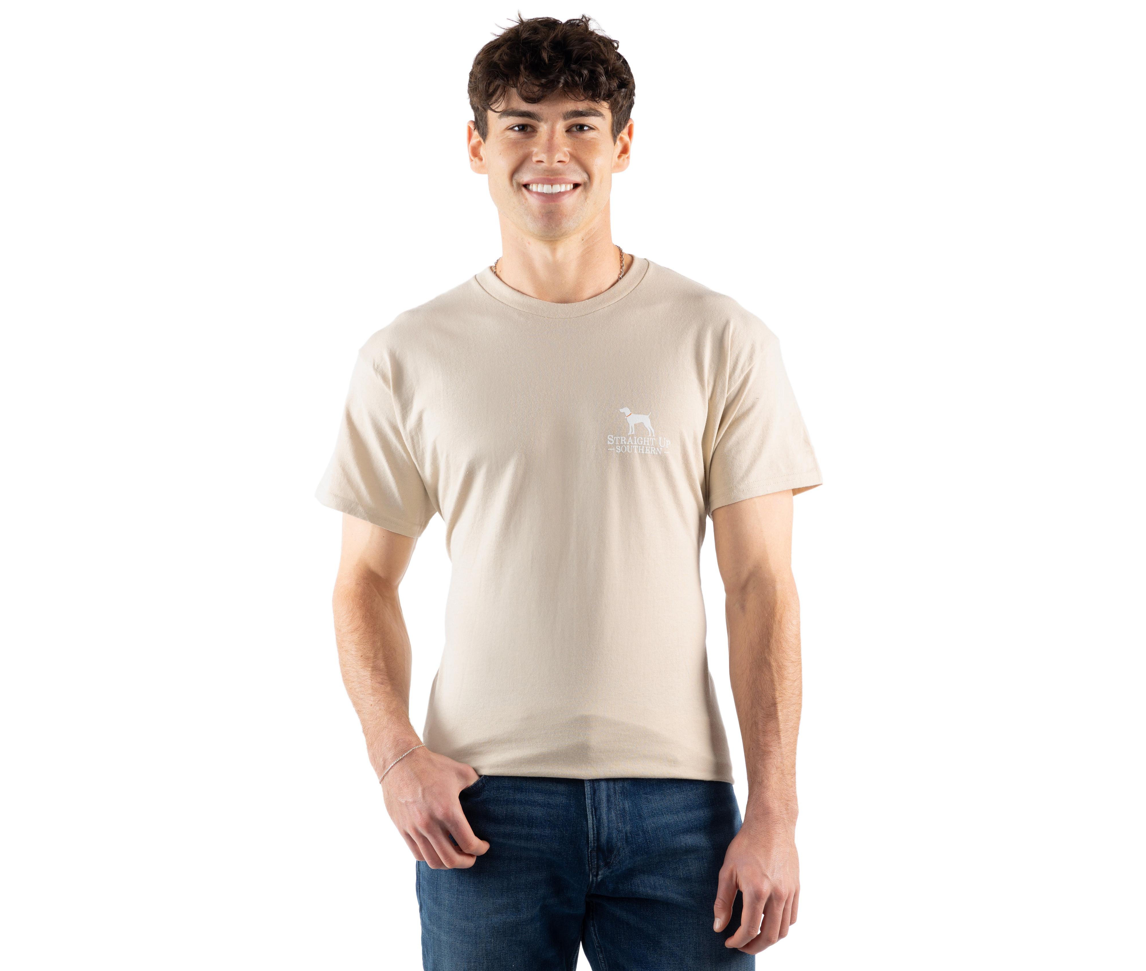 STRAIGHT UP SOUTHERN Duck Camo Patch Short Sleeve Tee