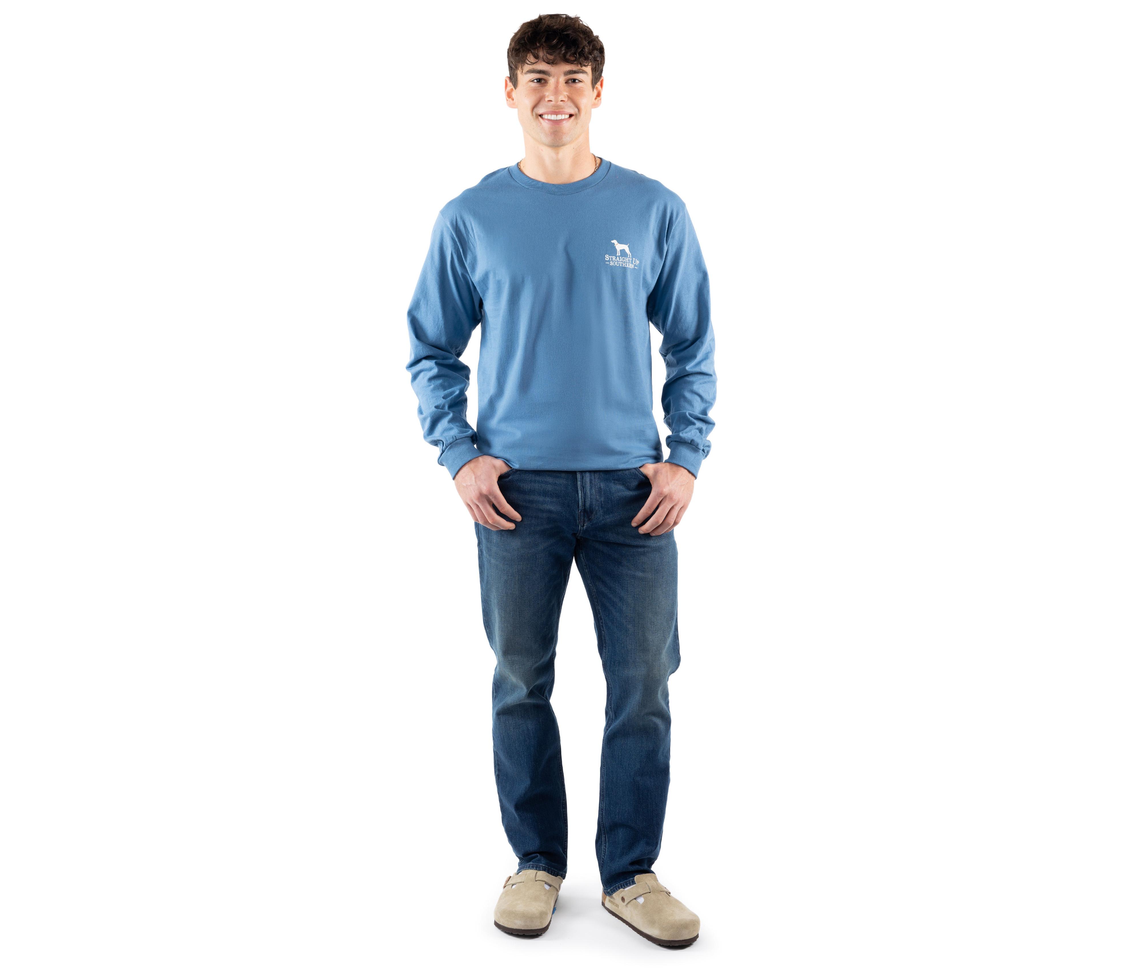 STRAIGHT UP SOUTHERN South Duck Camo Long Sleeve Tee