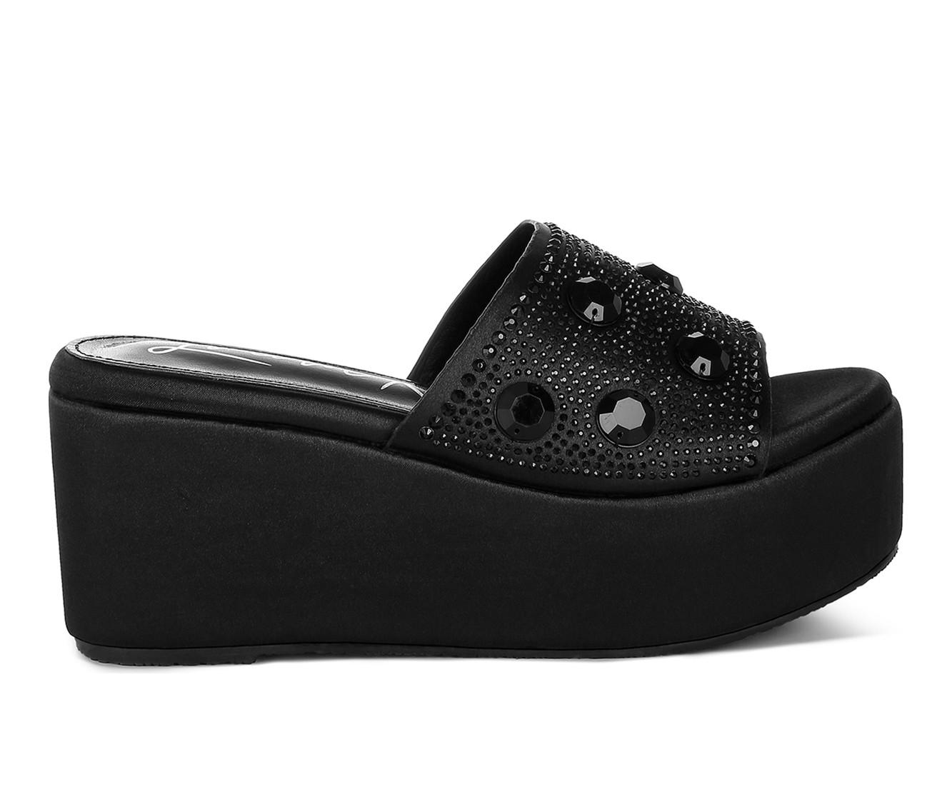 Women's London Rag Meta Charts Platform Sandals