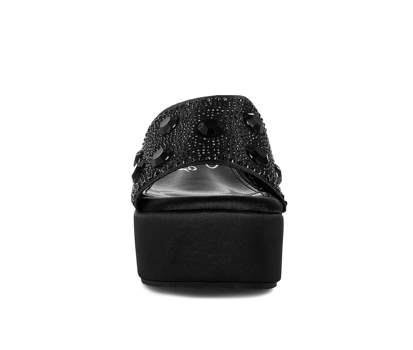 Women's London Rag Meta Charts Platform Sandals