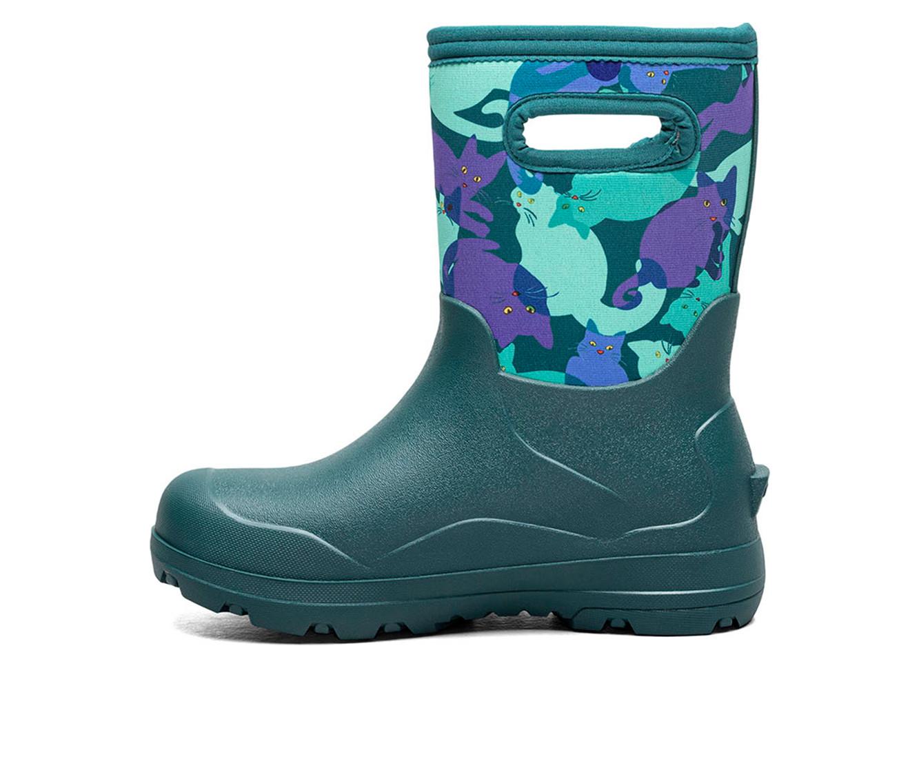 Kids' Bogs Footwear Little Kid & Big York Seamless Catmo Rain Boots