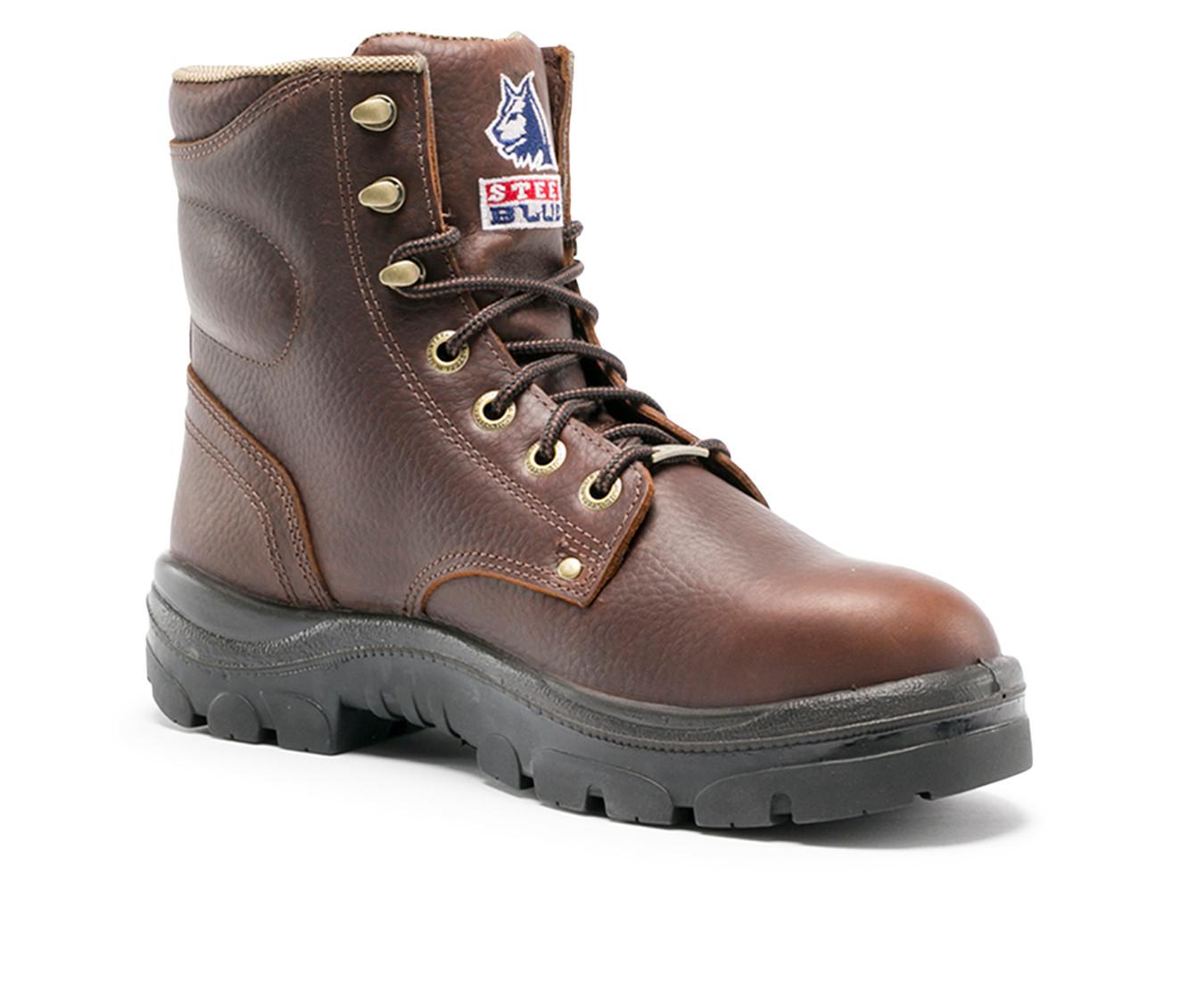 Men's STEEL BLUE Argyle Work Boot Boots