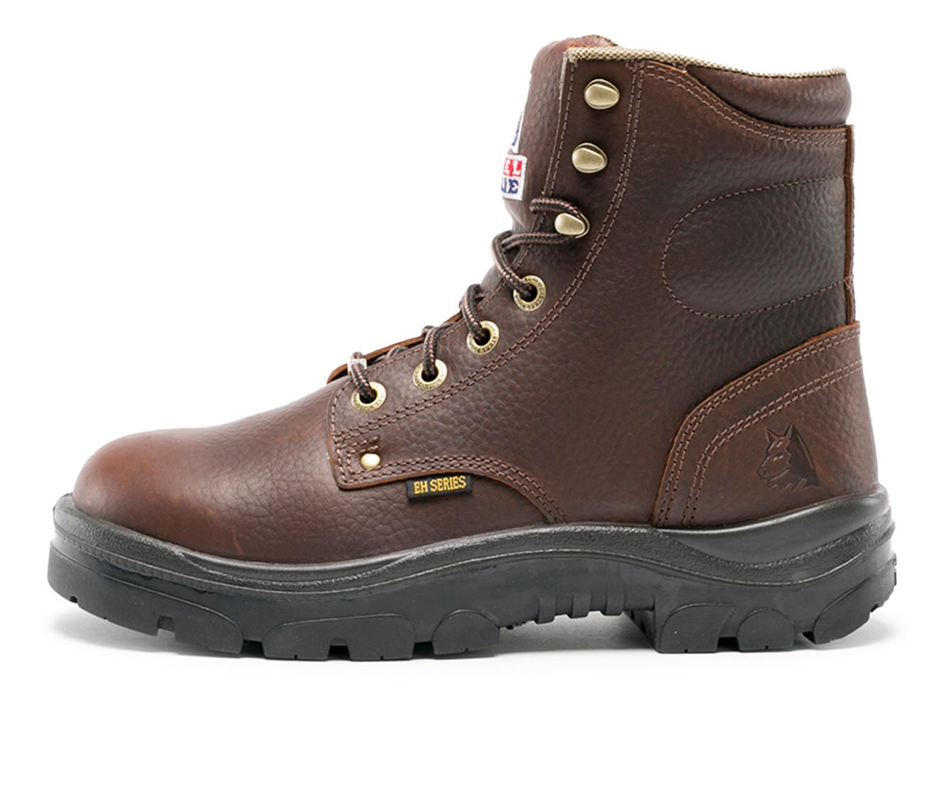 Men's STEEL BLUE Argyle Work Boot Boots