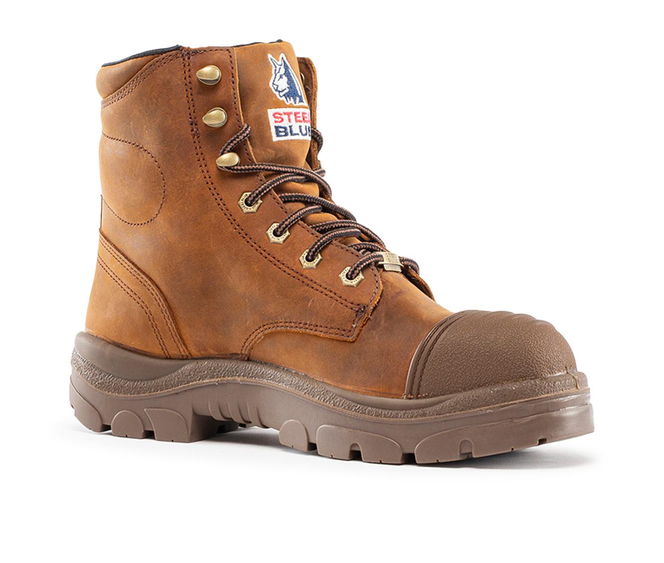 Men's STEEL BLUE Argyle Scuff Work Boot Boots