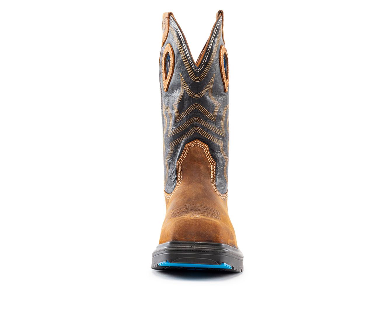 Men's STEEL Blue Heeler Work Boots
