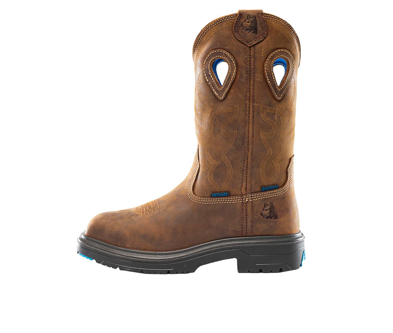 Men's STEEL Blue Heeler Met Work Boots