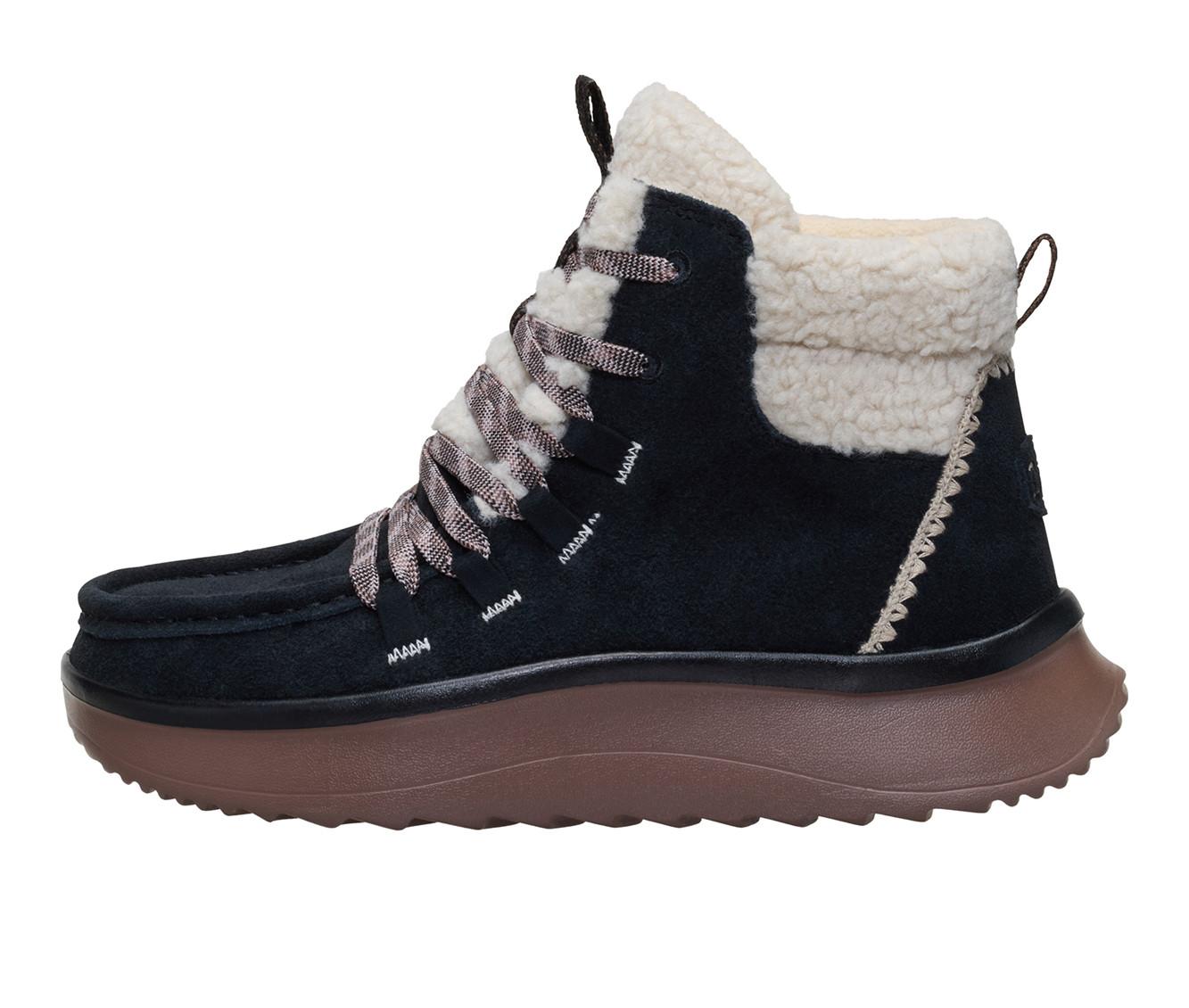 Women's HEYDUDE Wendy Peak Apres Suede CozStit Booties