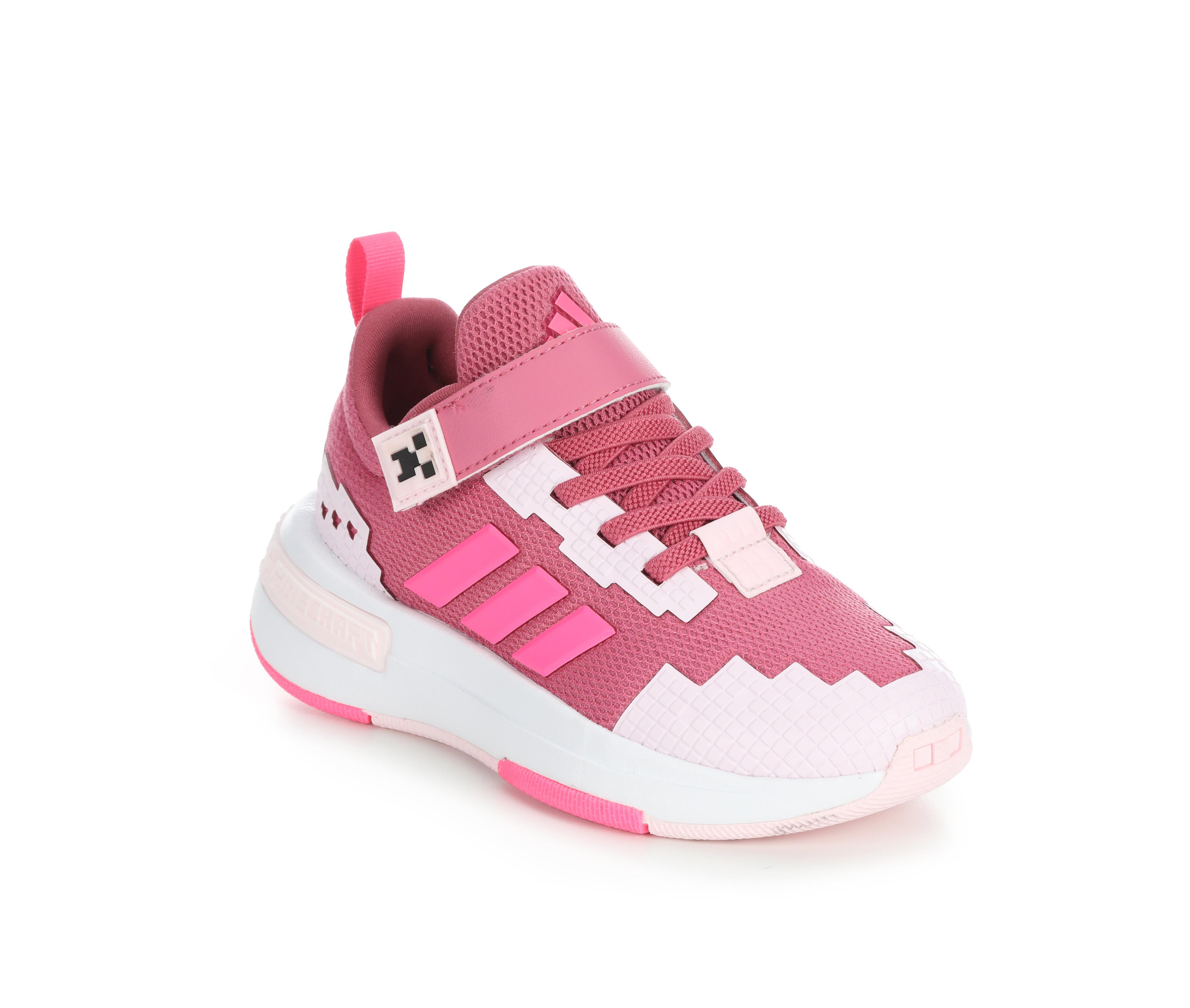 Girls' Adidas Little Kid & Big Minecraft Pro EL C Running Shoes