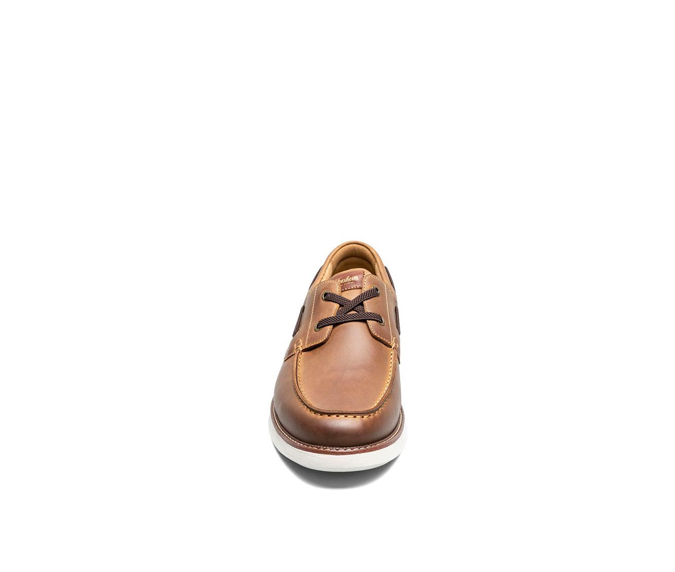 Men's Florsheim Launch Moc Toe Elastic Lace Boat Shoes