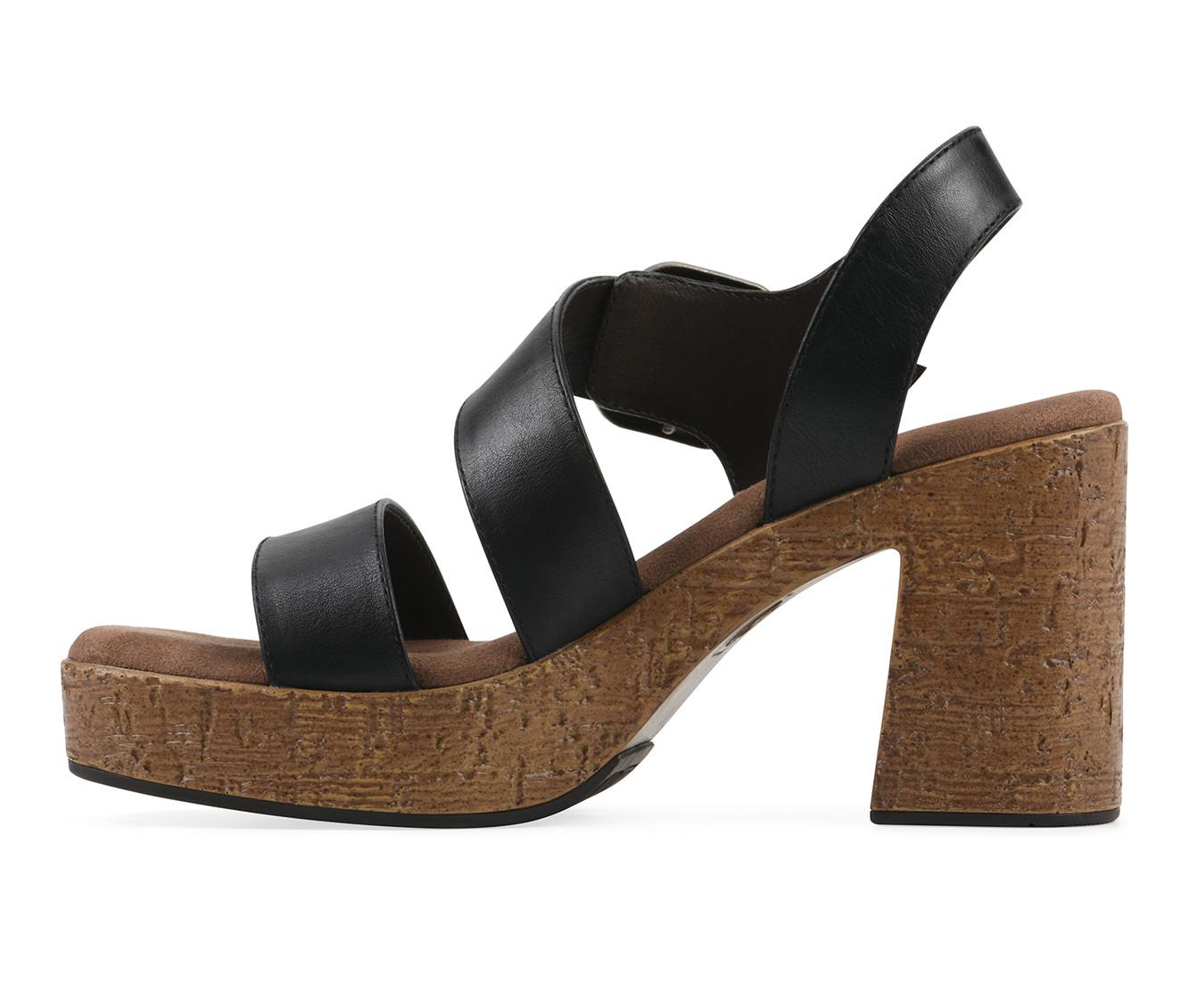 Women's White Mountain Barb Platform Sandals