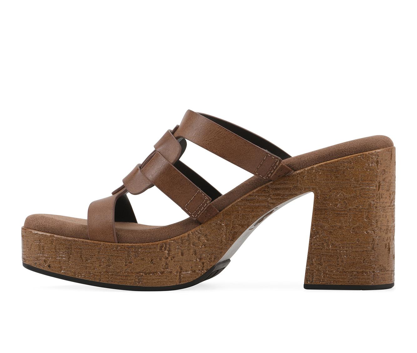 Women's White Mountain Barillo Platform Sandals