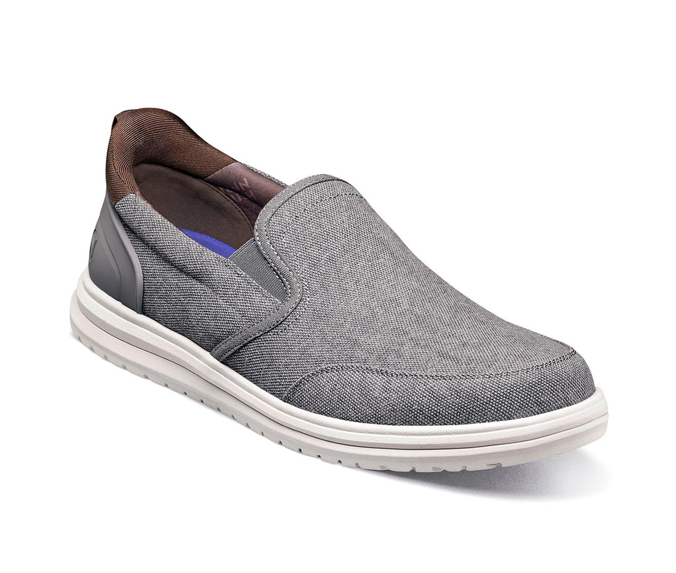 Men's Nunn Bush Brew City Canvas EZ Moc Toe Slip On Slip-On Shoes