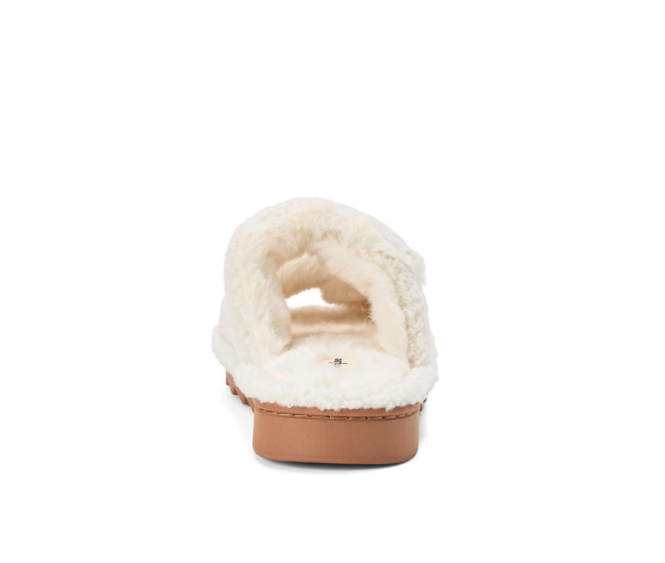 Dearfoams Women's Regina Teddy Slide Slippers
