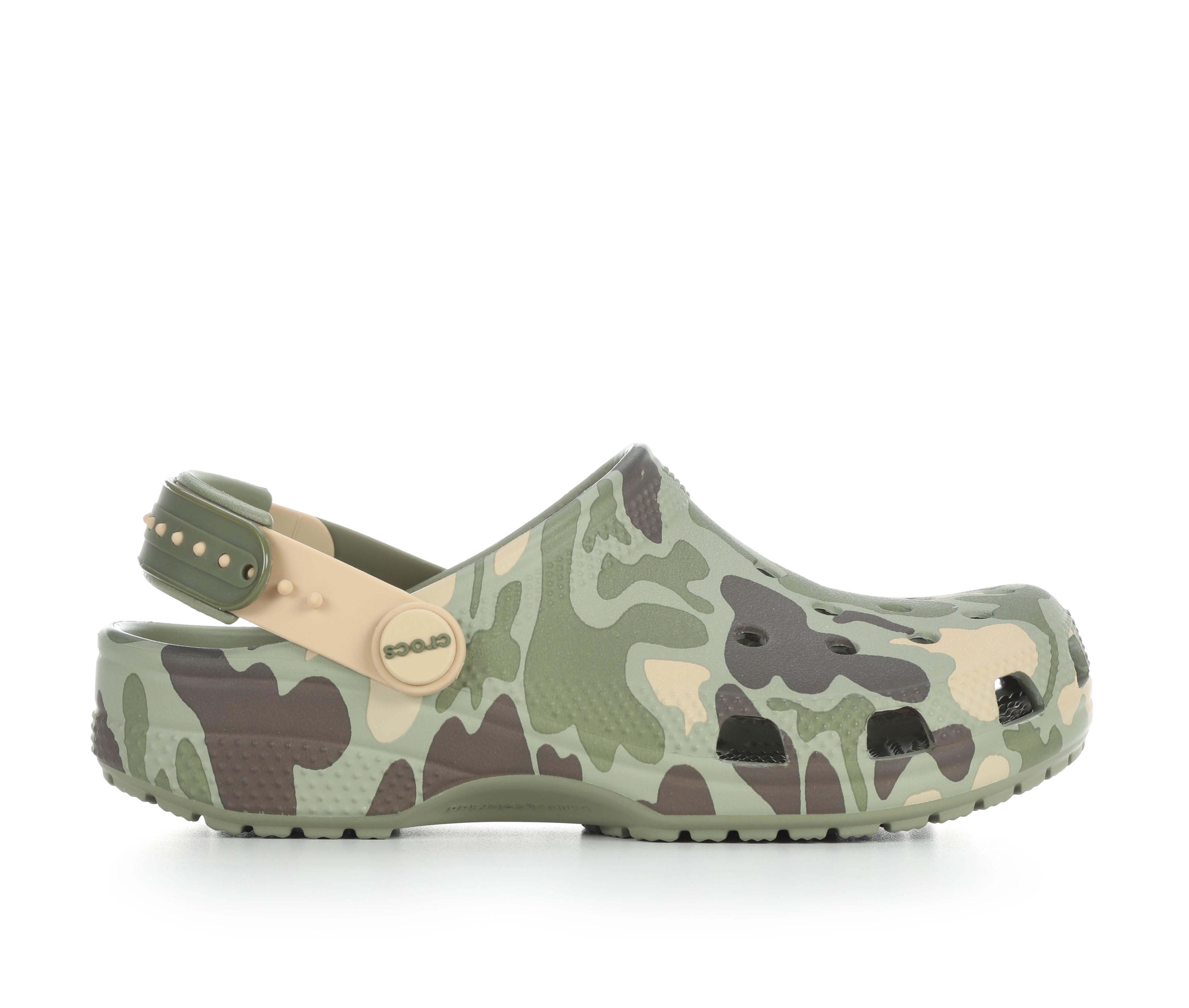 Kids' Crocs Little Kid & Big Classic Snap Back Camo Clog